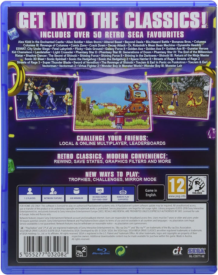 SEGA Mega Drive Classics - PS4
