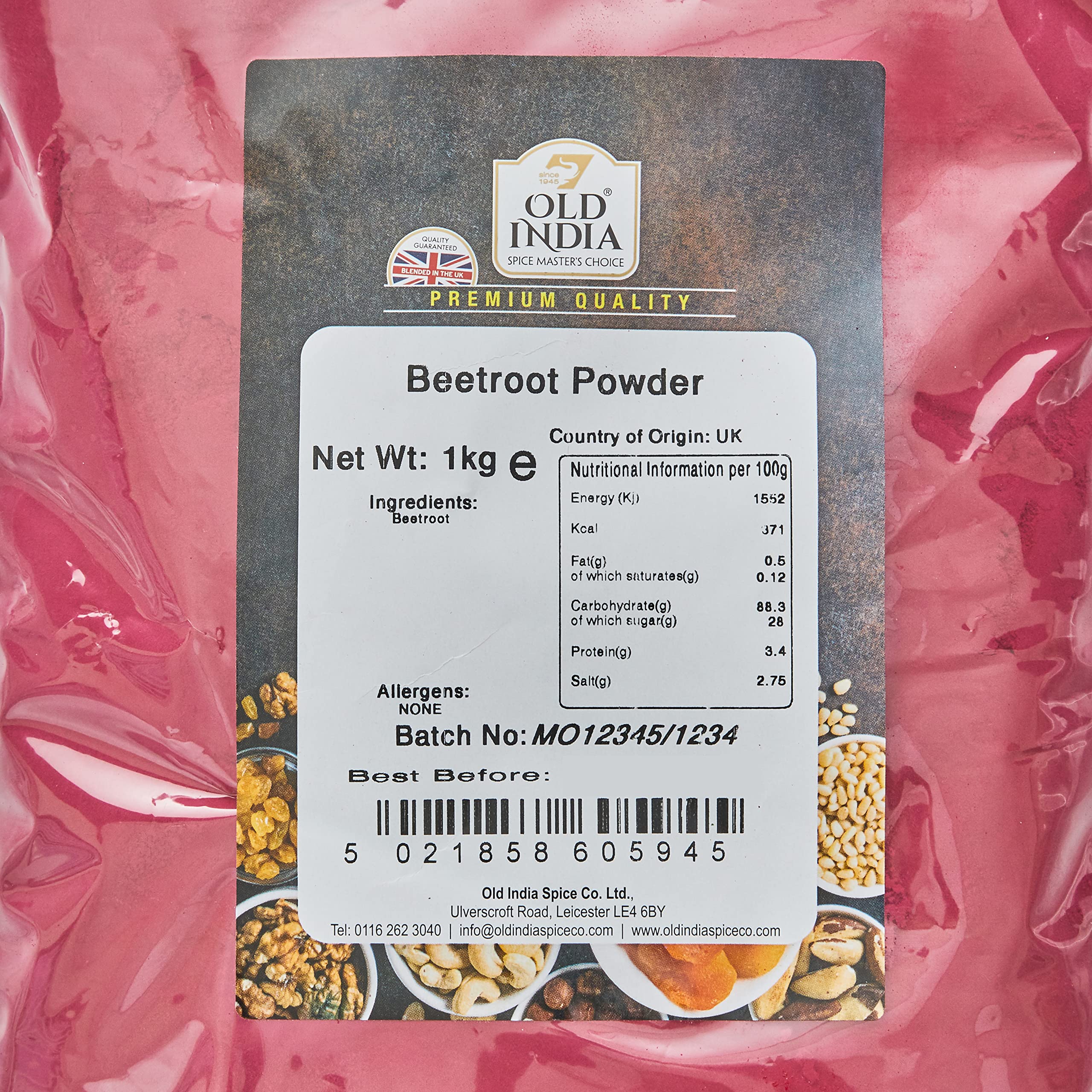 Old India Beetroot Powder 1kg 3