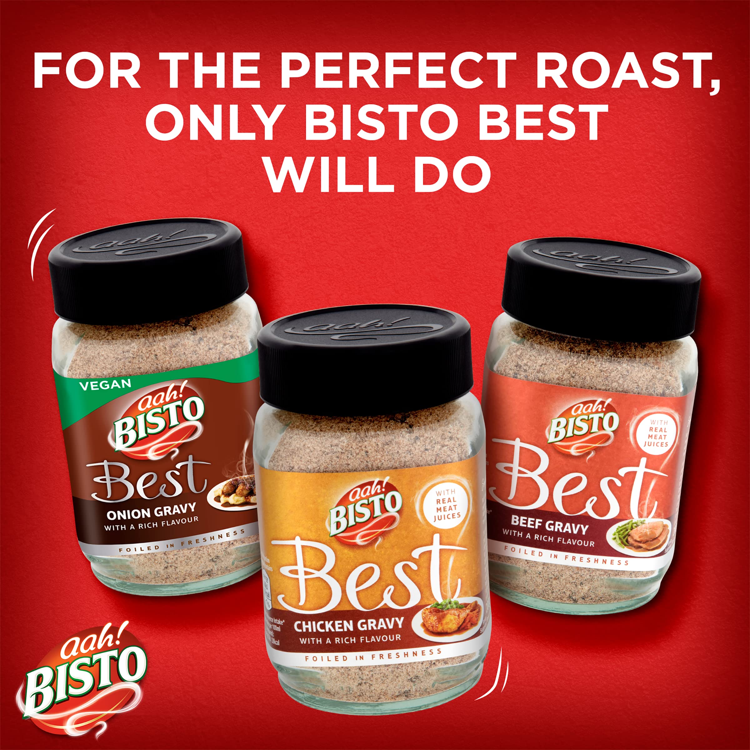 Bisto - Best Chicken Gravy Granules Made with Real Meat Juice, 390g Jar 3