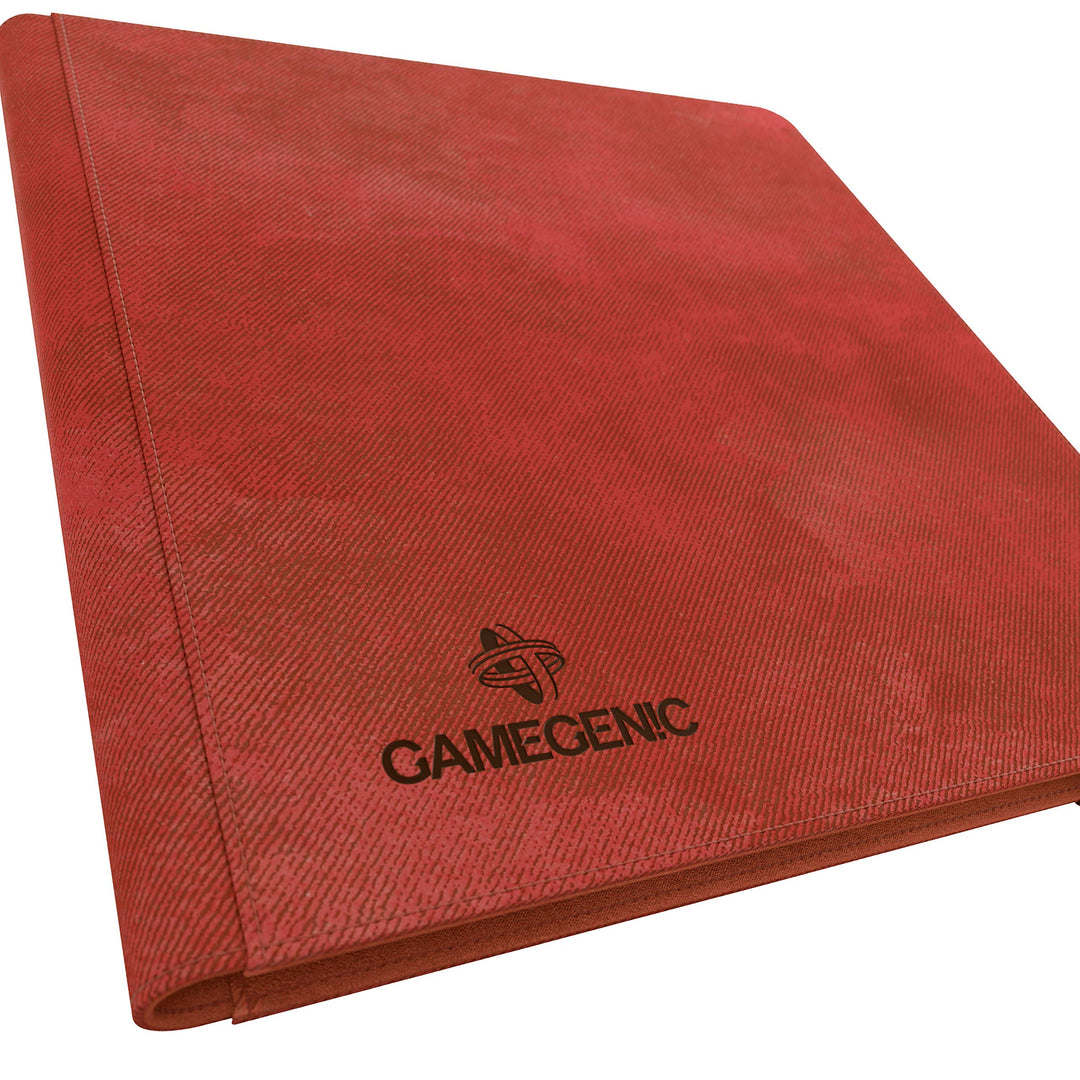 Gamegenic Prime Album 24-Pocket - Holds 480 Double-Sleeved Cards, Red