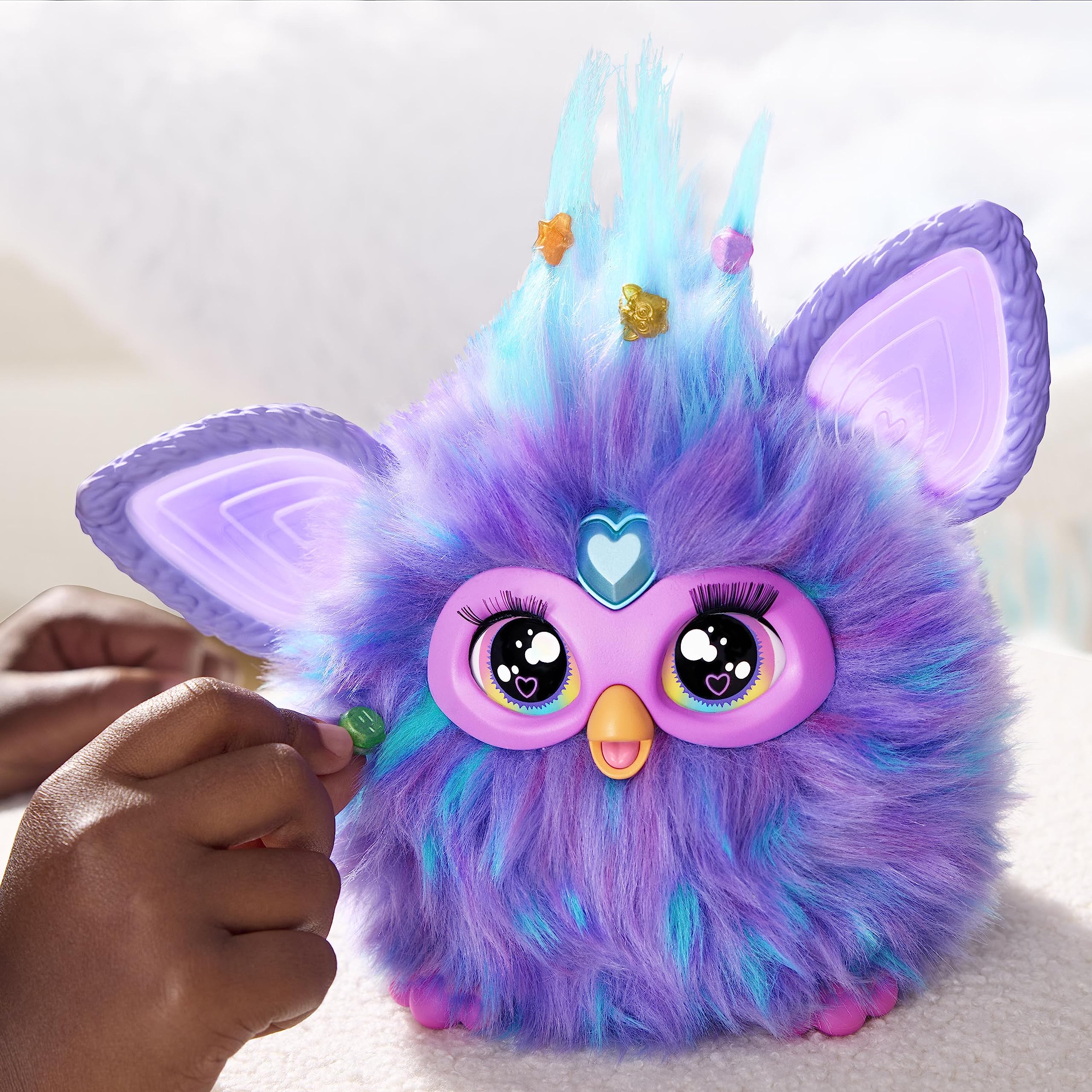Furby Interactive Plush Toy - Voice Activated, Talking, Singing, Dancing | 6 Inch | Purple 8