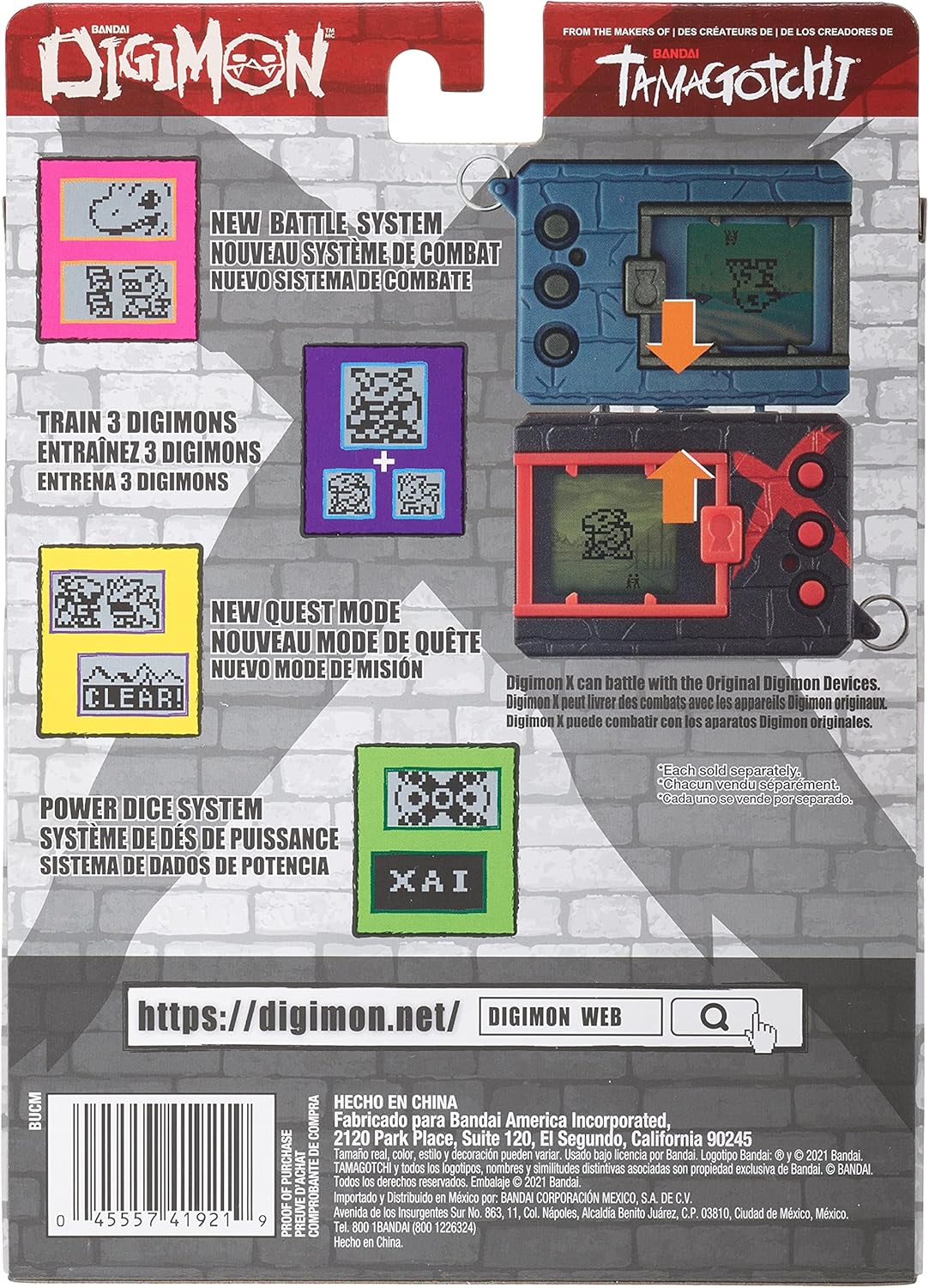 Bandai America Digimon X - Black & Red Virtual Pet with Reverse Compatibility and Quest Mode, Ages 8+ 5