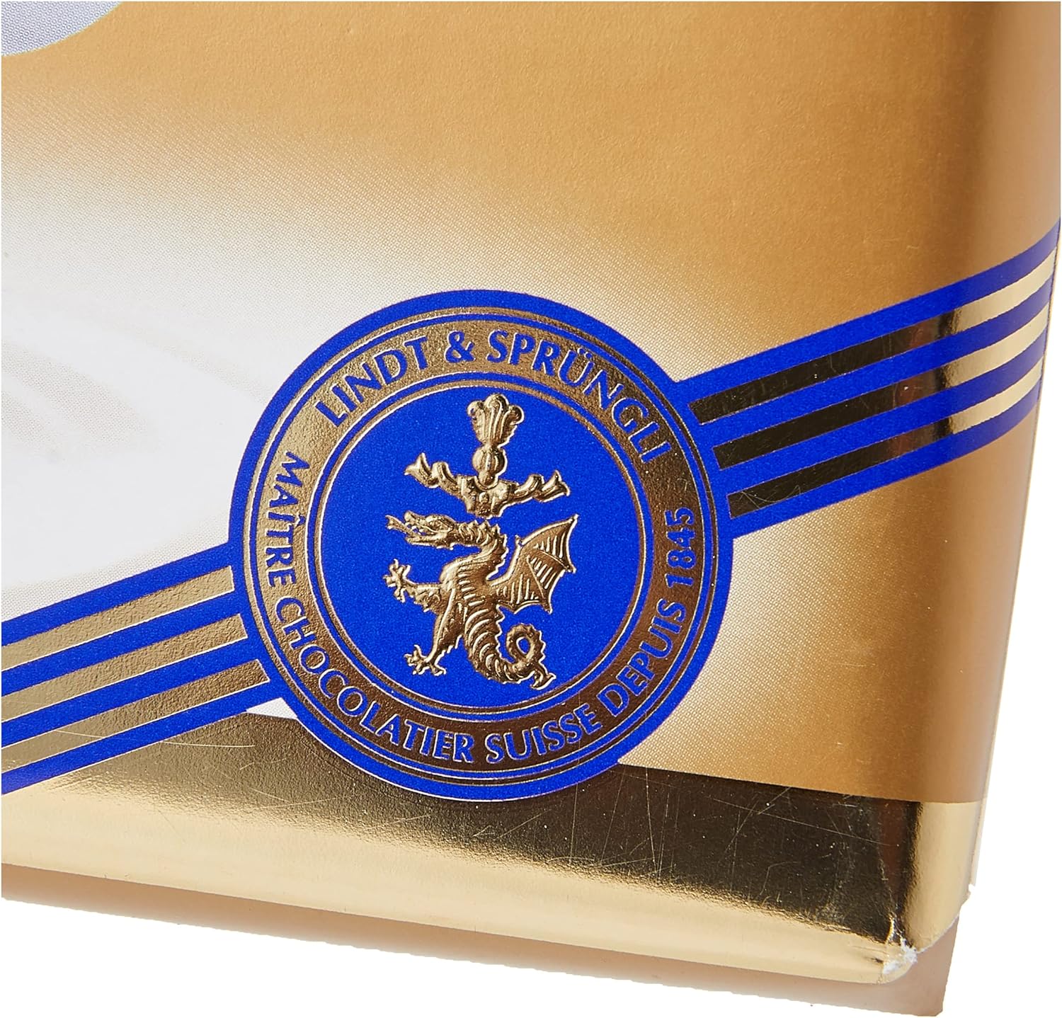 Lindt Swiss Milk Chocolate Gold Bar 300g 13