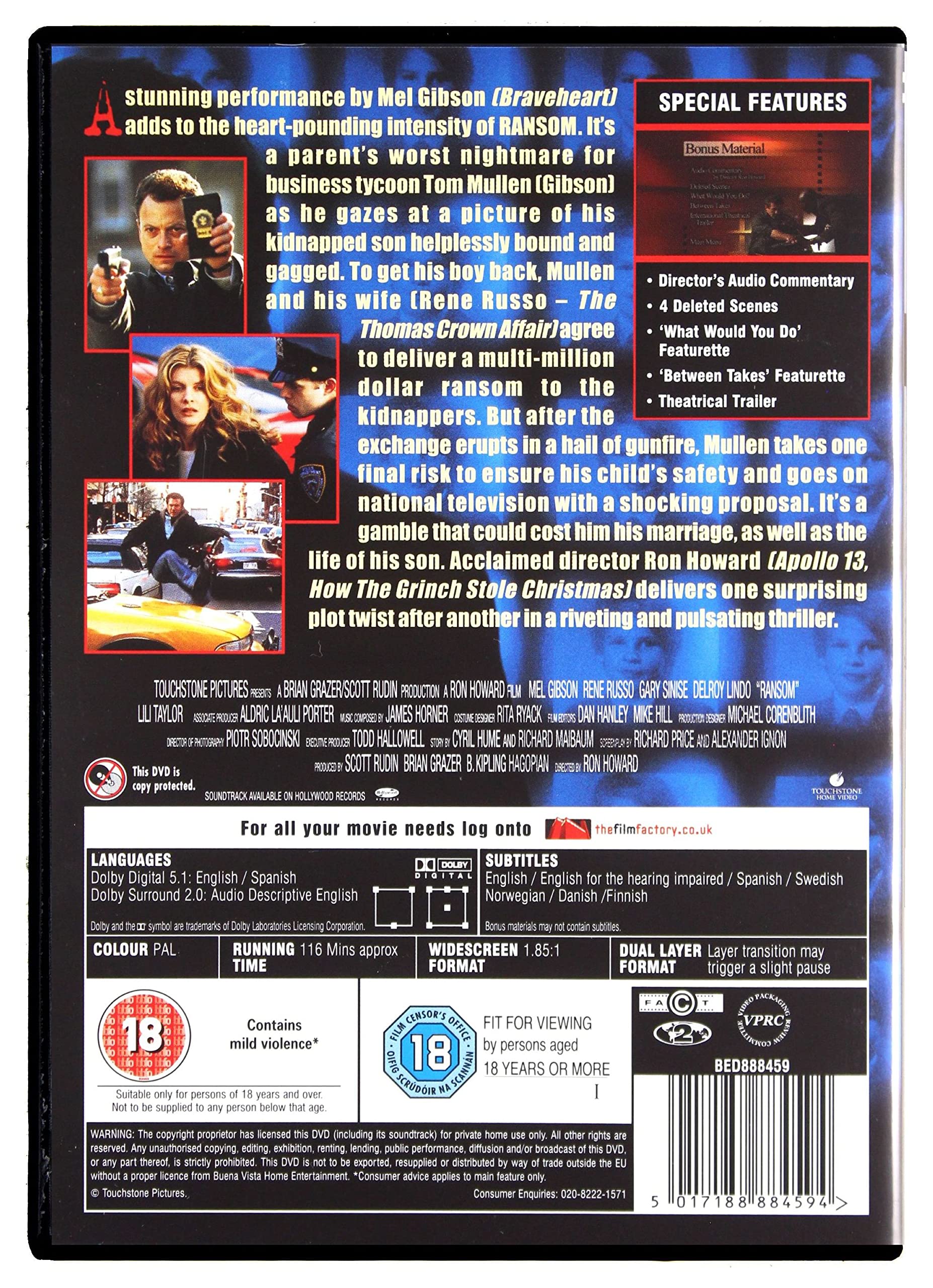 Ransom (1997) - Thriller [DVD] 2