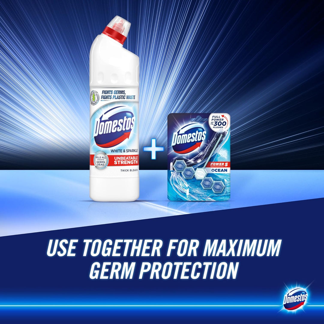 Domestos White & Sparkle Thick Bleach (861.83g)