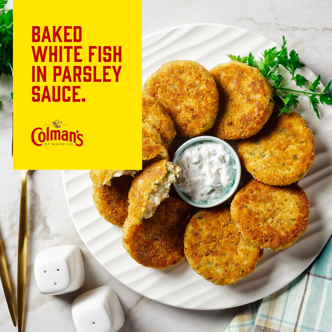 Colman's Parsley Sauce Mix with Herbs and Spices - Quick Vegan Cooking Sauce for Midweek Meals