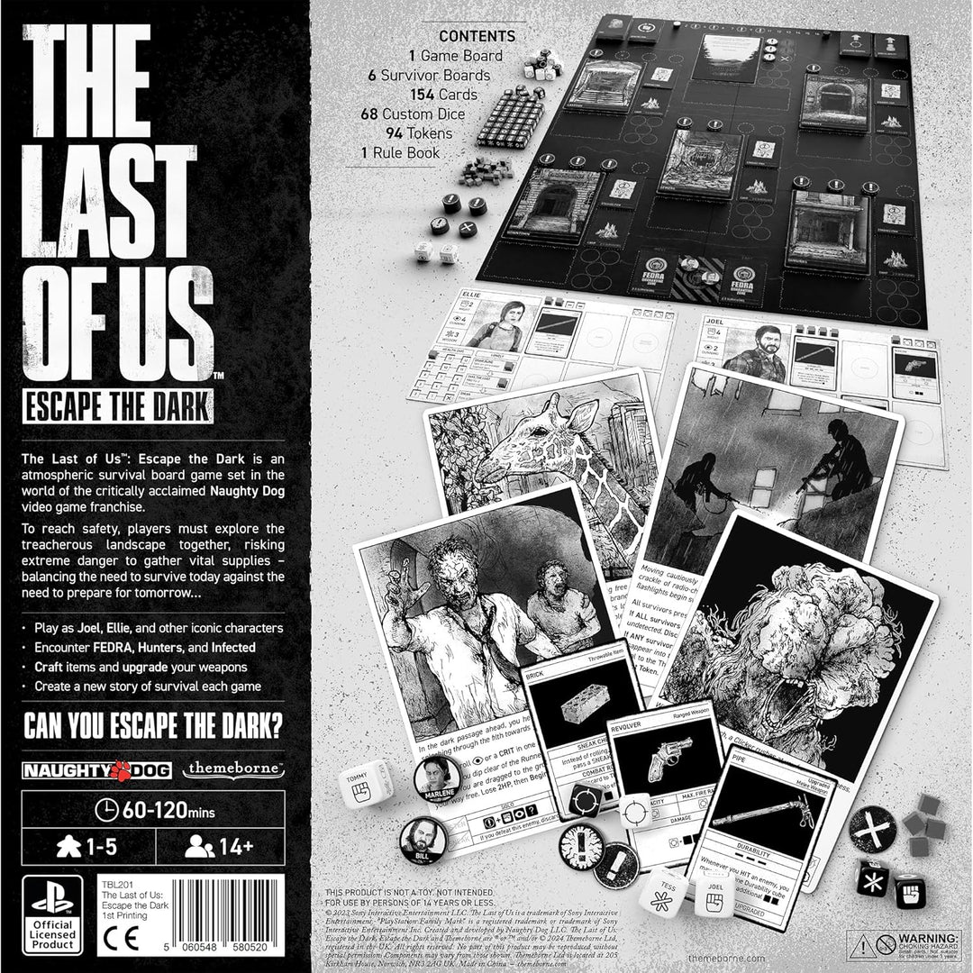 Themeborne The Last of Us: Escape the Dark Board Game