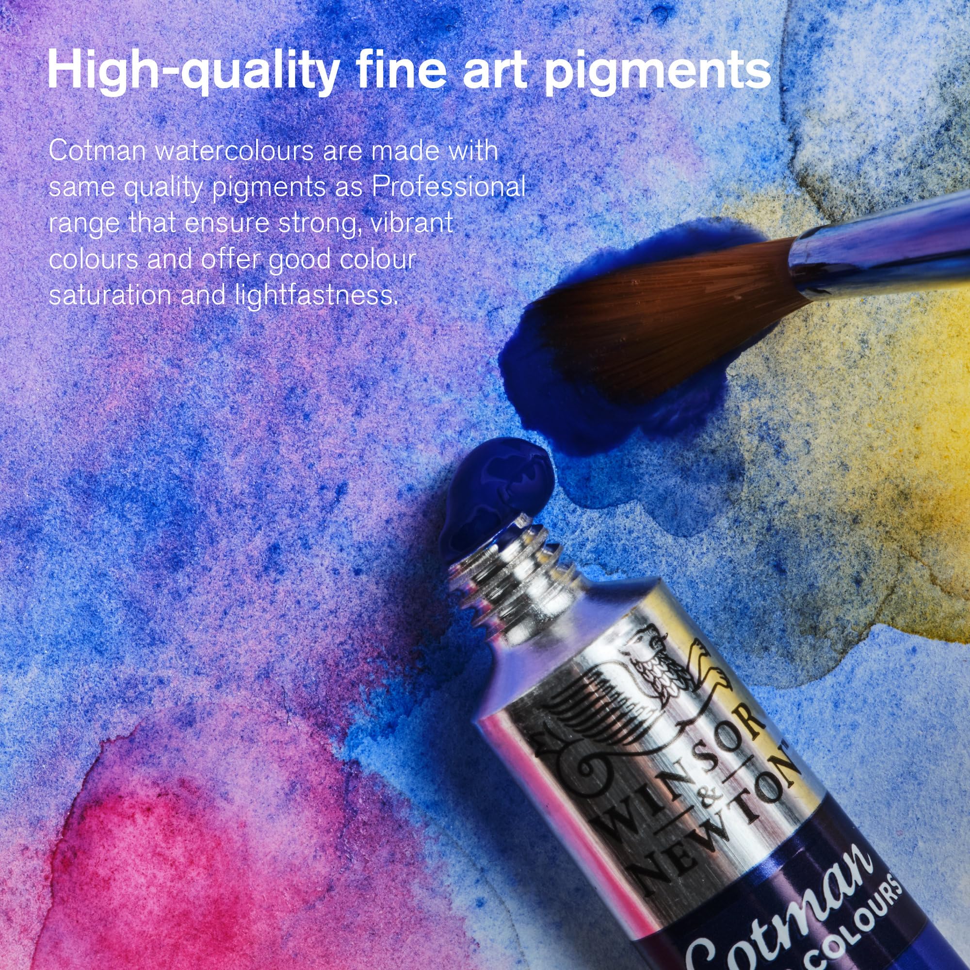 Winsor & Newton Cotman Water Colour Tube - Yellow Ochre | 21 ml | Opaque 3