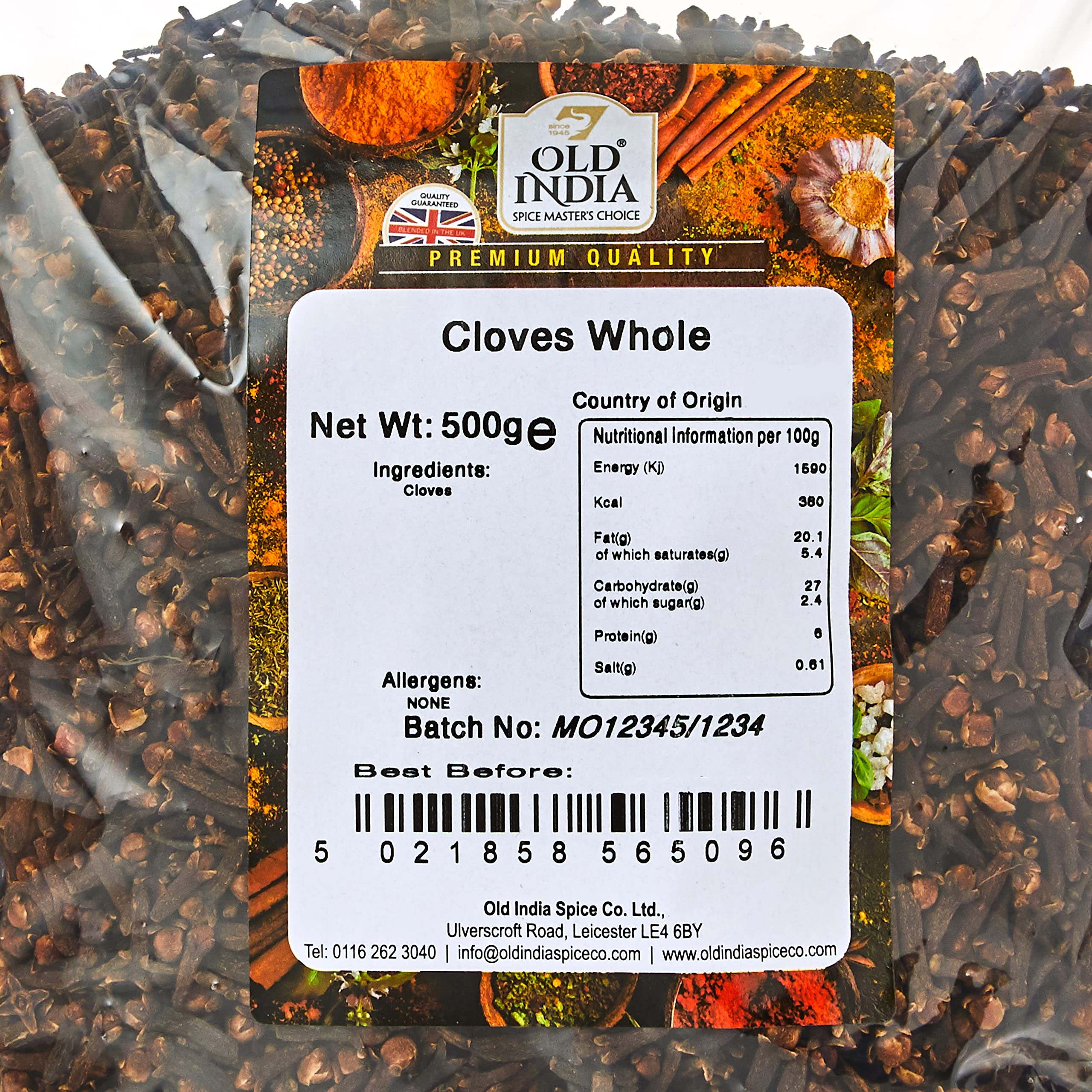 Old India Whole Cloves - 100% Natural Spice | 500g Pack 2
