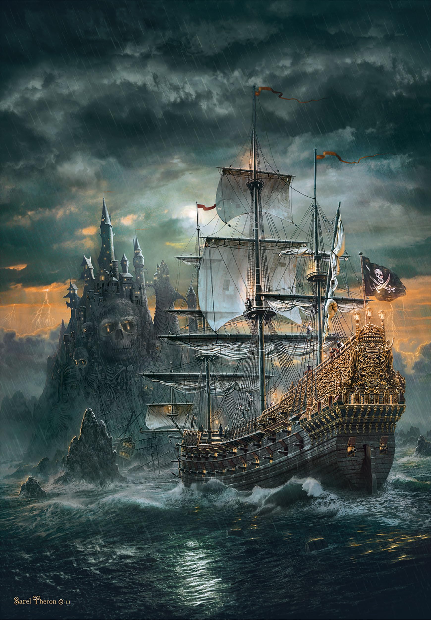 Clementoni Jigsaw Puzzle Collection - The Pirates Ship 1500 Pieces 2
