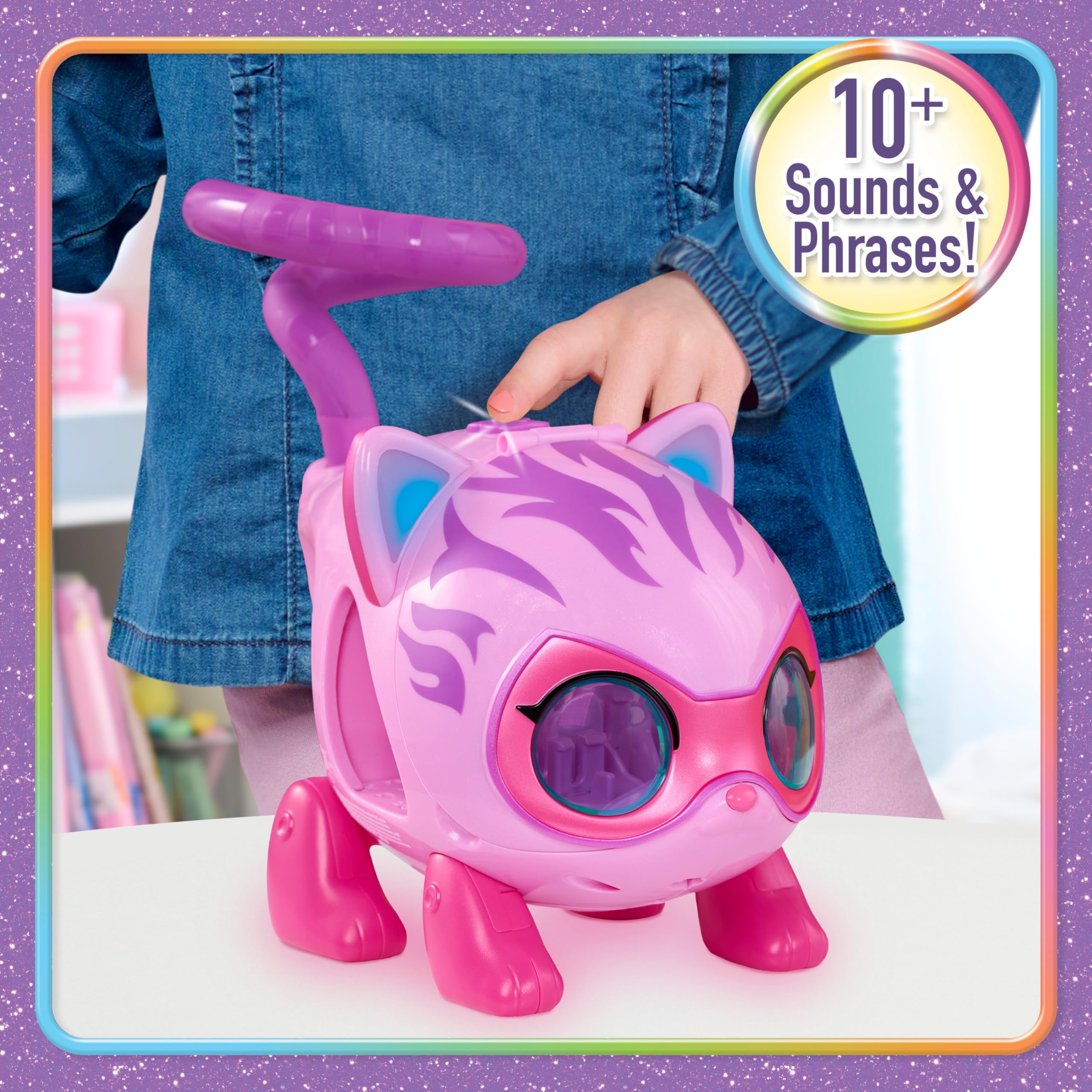 Disney Junior SuperKitties Su-Purr Wild Kitty Copter with Lights - Interactive Vehicle Playset for Kids 10