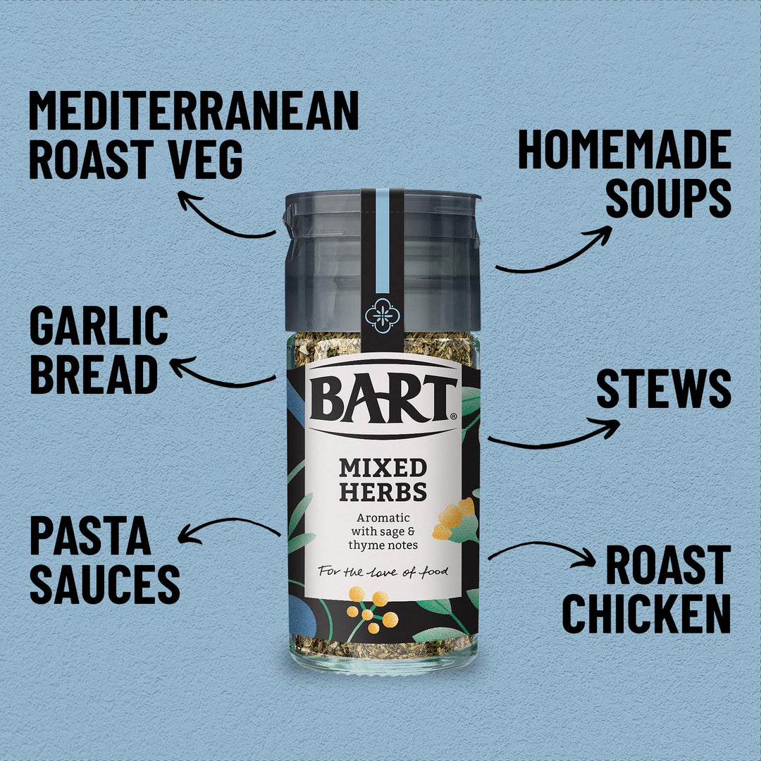 BART Essential Herbs Bundle - Thyme, Oregano, Basil, Parsley, Mixed Herbs & Tarragon