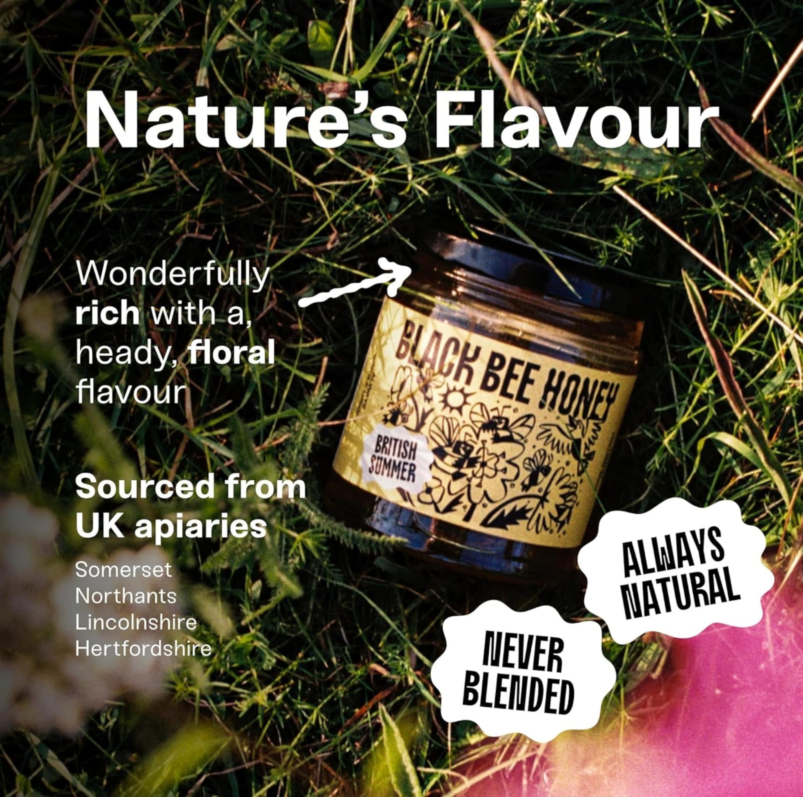 British Summer Honey - Pure and Natural Single Origin Honey 227g 11