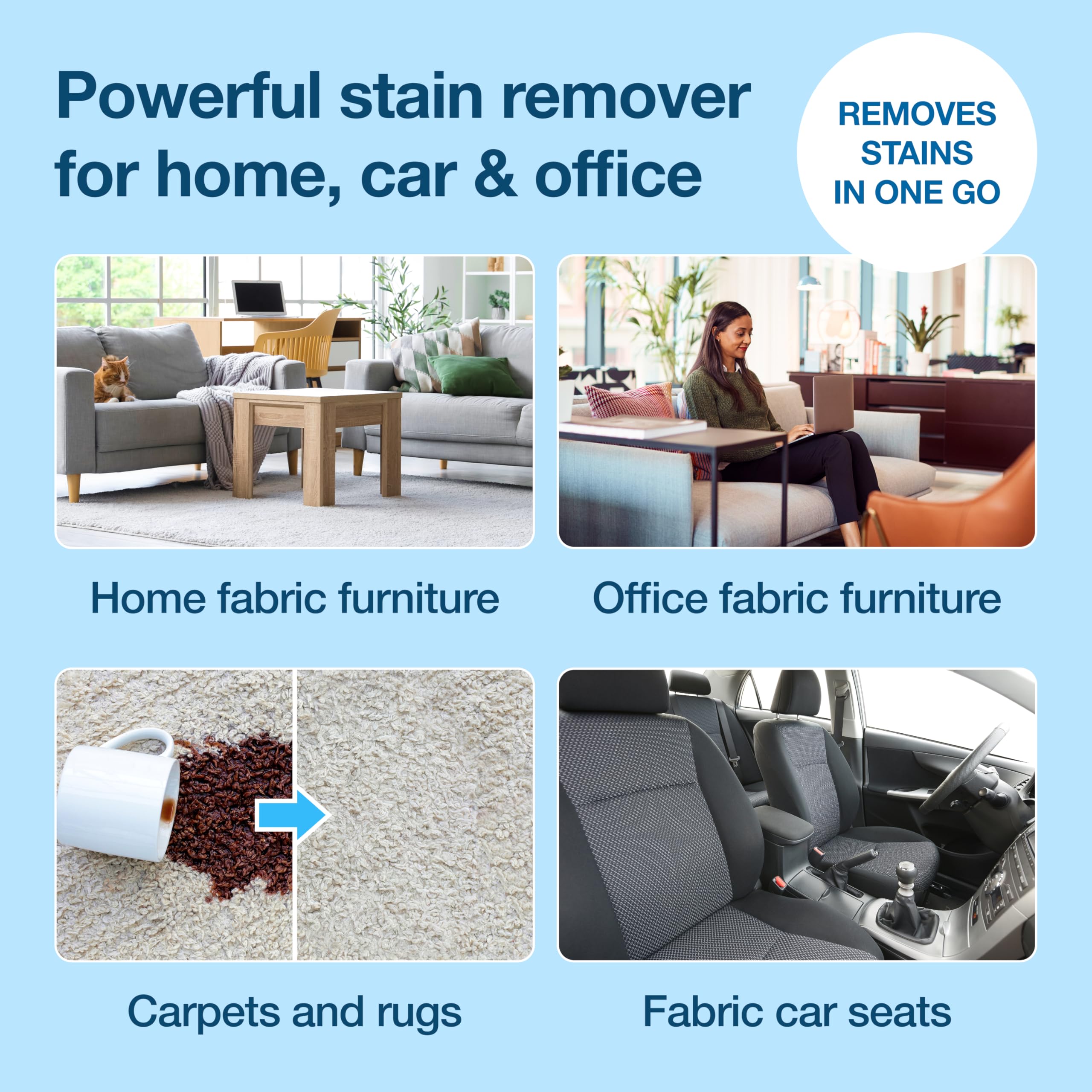 HG Stain Remover Extra Strong - Carpet & Upholstery Cleaner with Oxygen | 500ml 3
