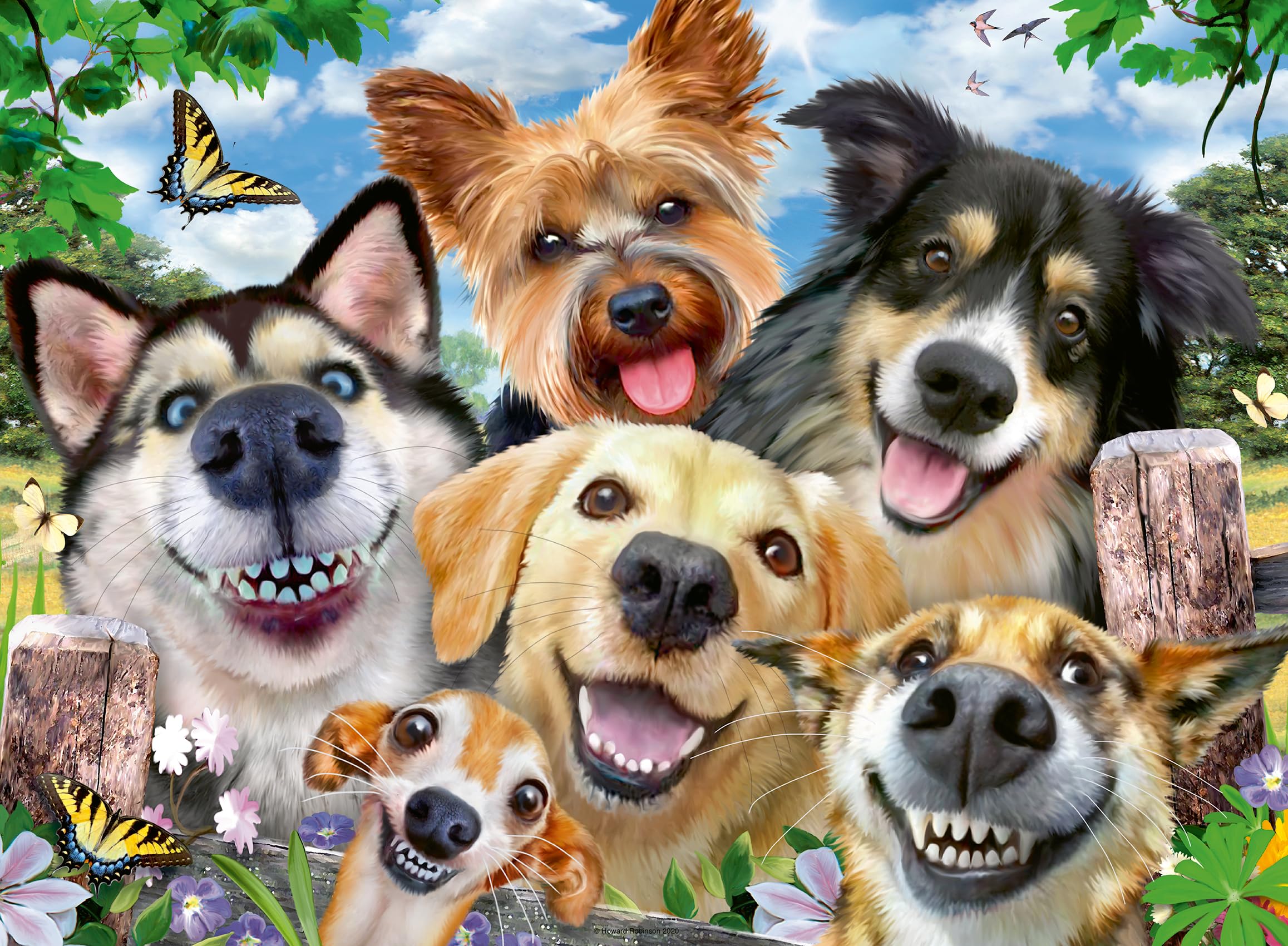 Ravensburger Selfies Dogs Delight 500-Piece Jigsaw Puzzle