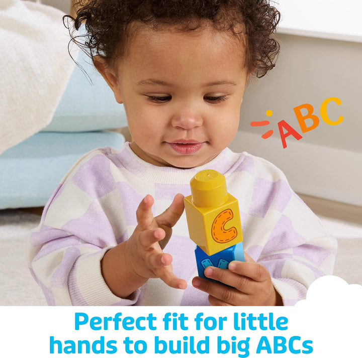 Mega Bloks Building Basics ABC Learning Train - Educational Building Set for Toddlers 1+