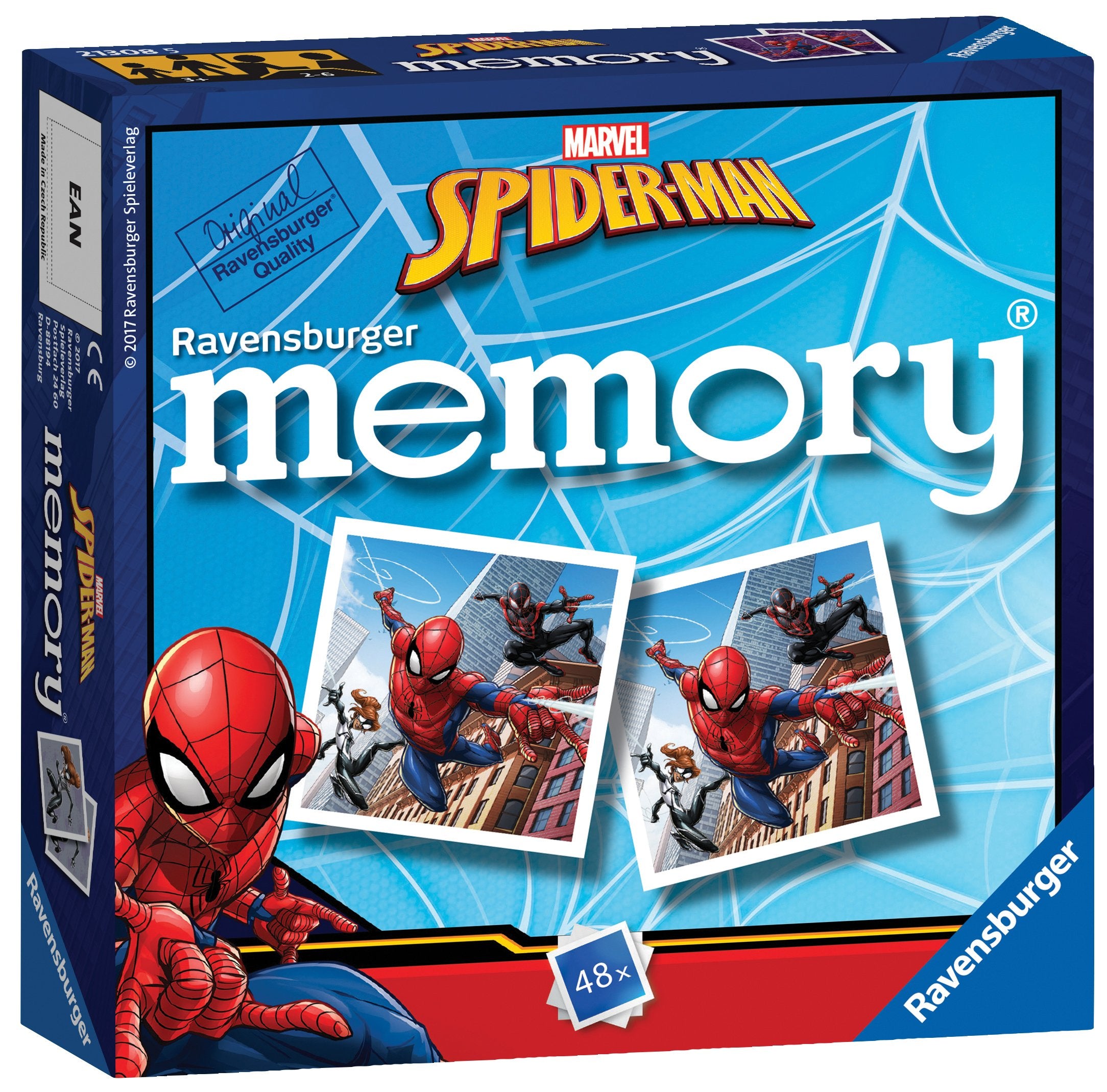Ravensburger Marvel Spiderman Mini Memory-Spiel – Zuordnungskartenspiel für Kinder