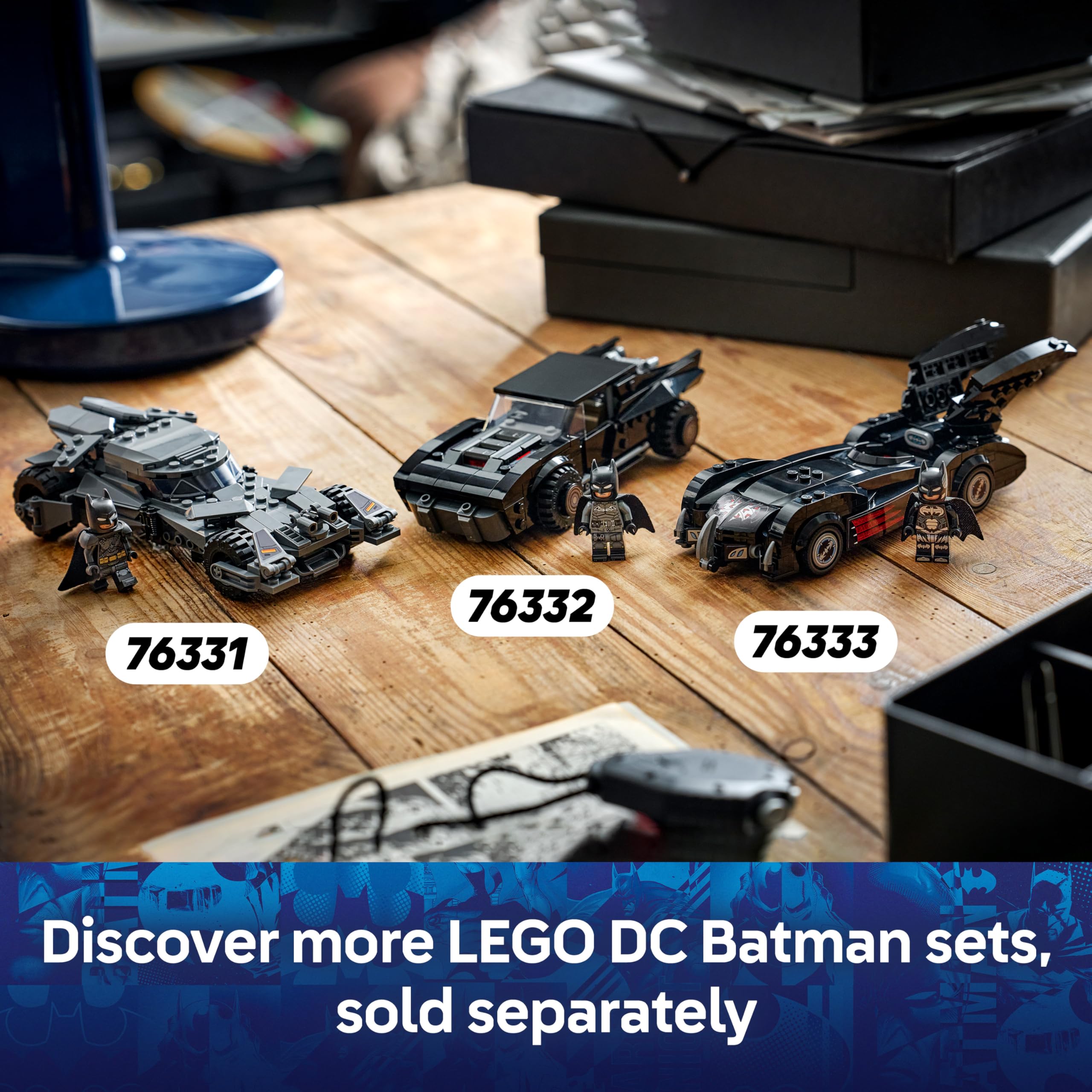LEGO DC Batman v Superman Batmobile Car Toy Set 76331 for Ages 9+ 7