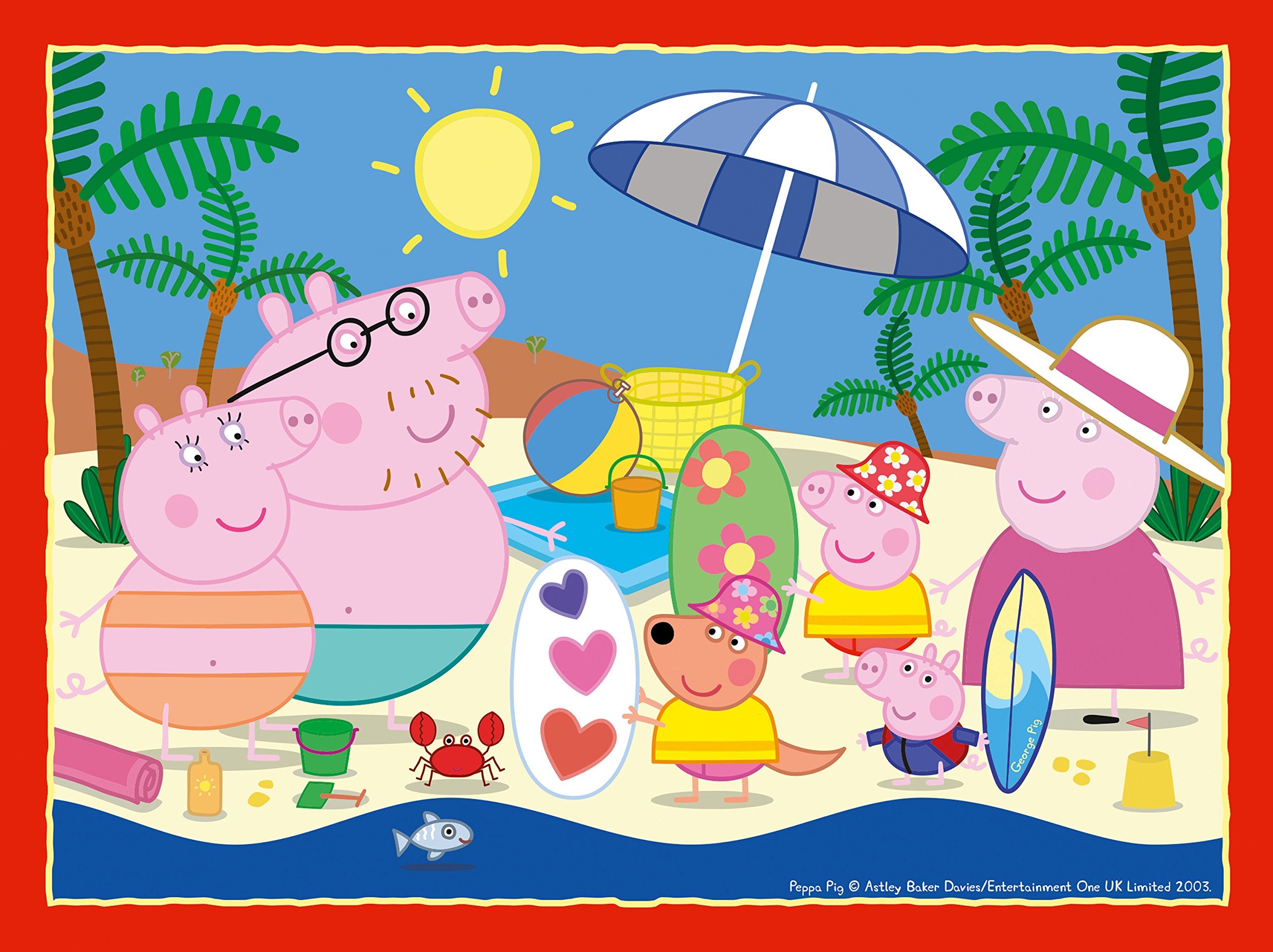Ravensburger Peppa Pig 4 in a Box Puzzle – 72-teiliges Puzzle für Kinder ab 3 Jahren 7