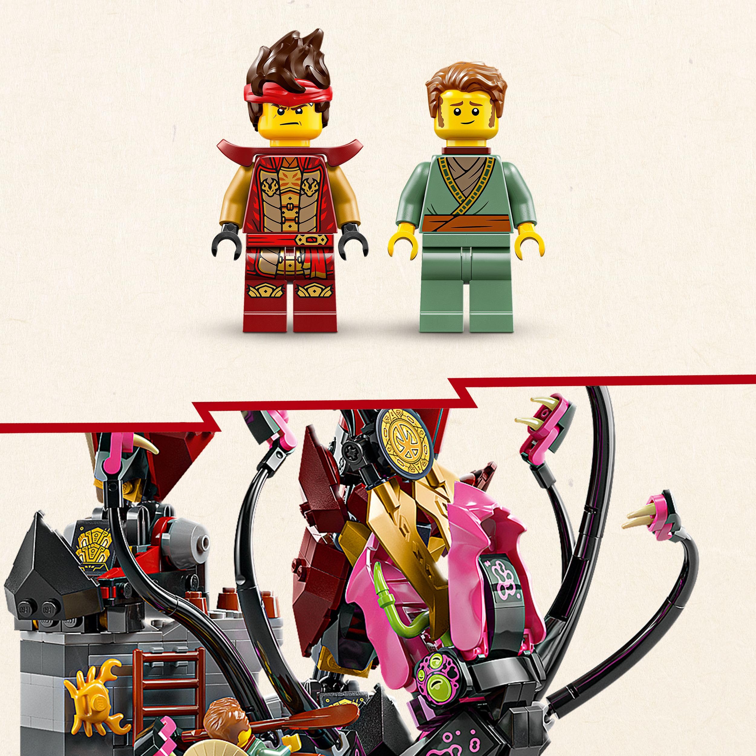 LEGO NINJAGO The Fire Knight Mech 71846 Building Set for Ages 14+ | Includes 2 Minifigures 4