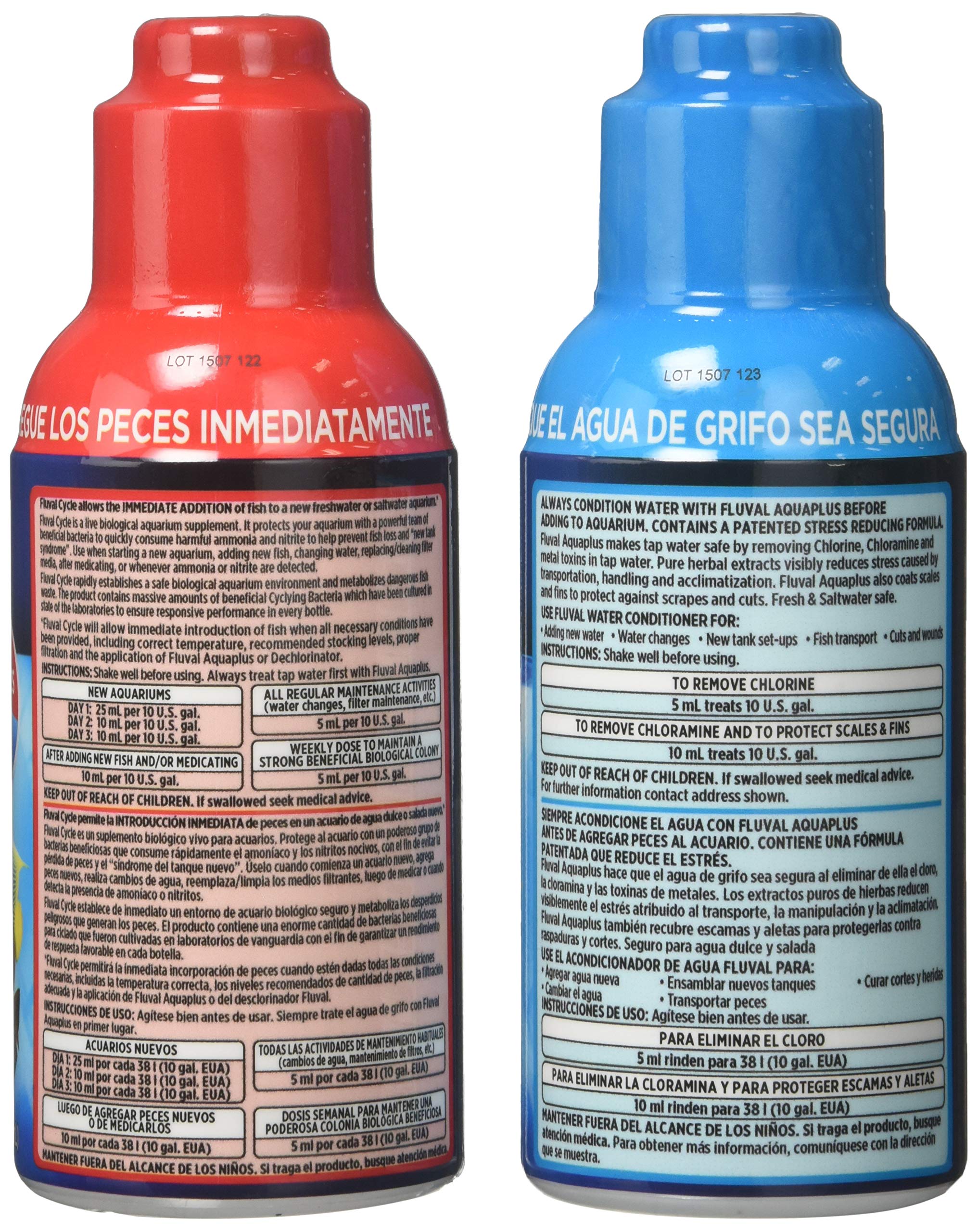 Fluval Water Care Value Pack - Aqua Plus & Cycle | 250ml Liquid Treatment