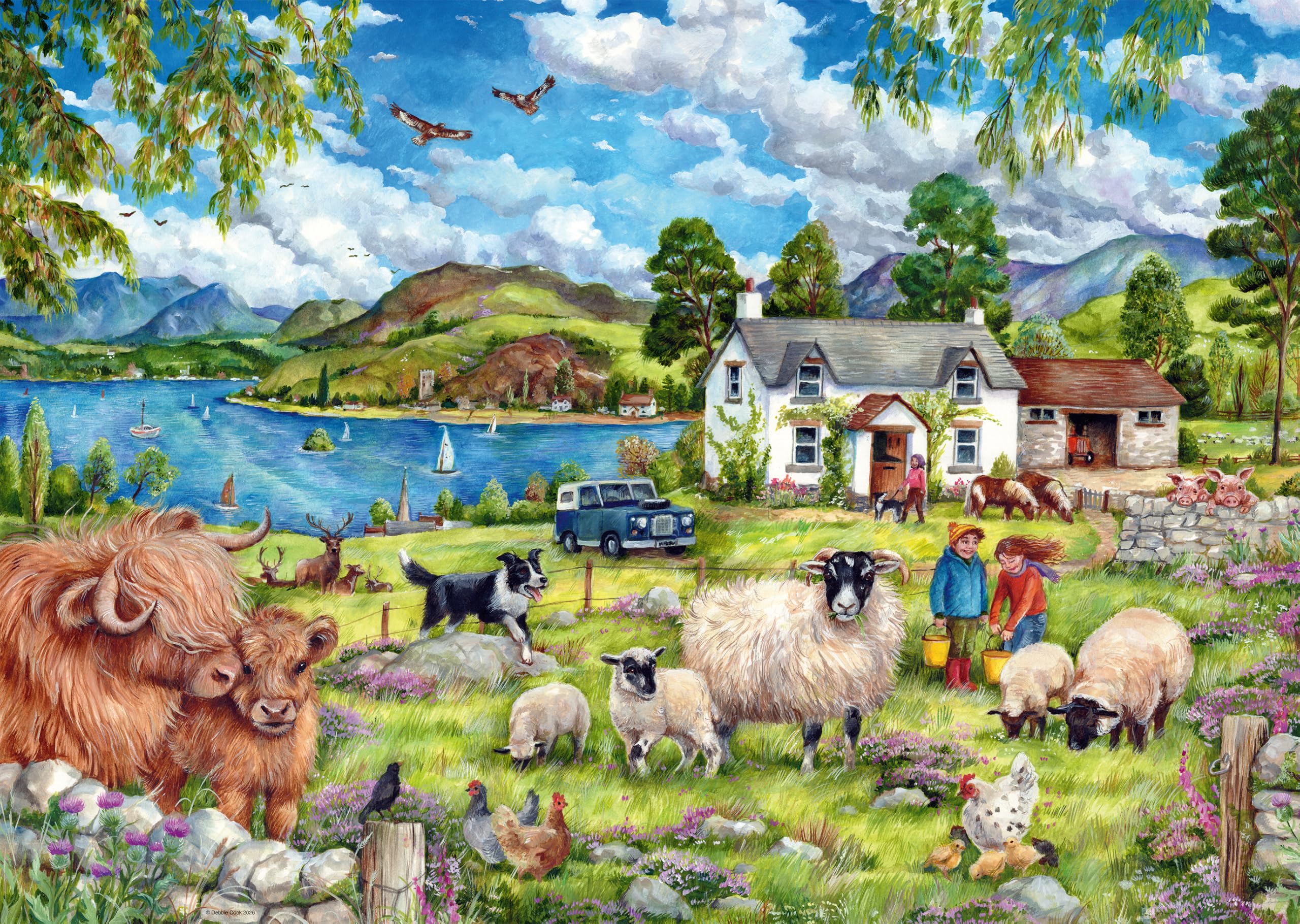 Ravensburger Country Farm 1000 Piece Jigsaw Puzzle for Adults and Families 1
