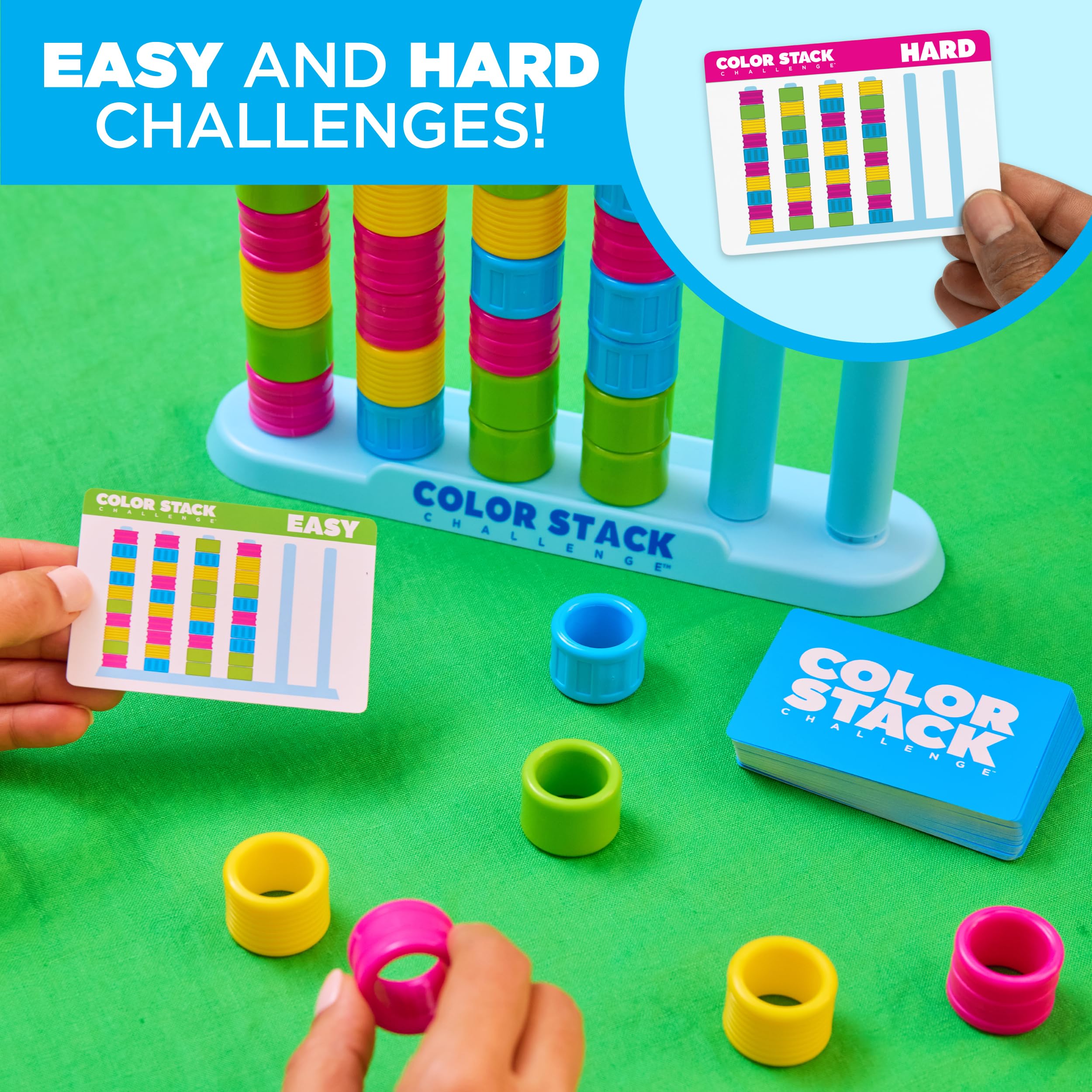 WHAT DO YOU MEME? Color Stack - Head-to-Head Color Sorting Puzzle Race Game | 50 Challenges | Ages 8+ 2