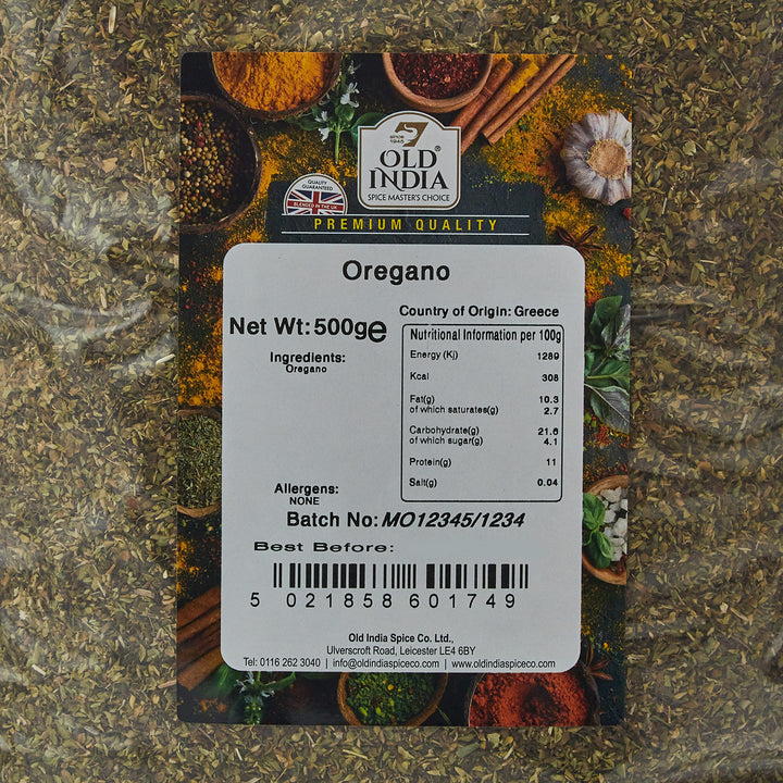 Old India - Oregano Whole Herb 500g