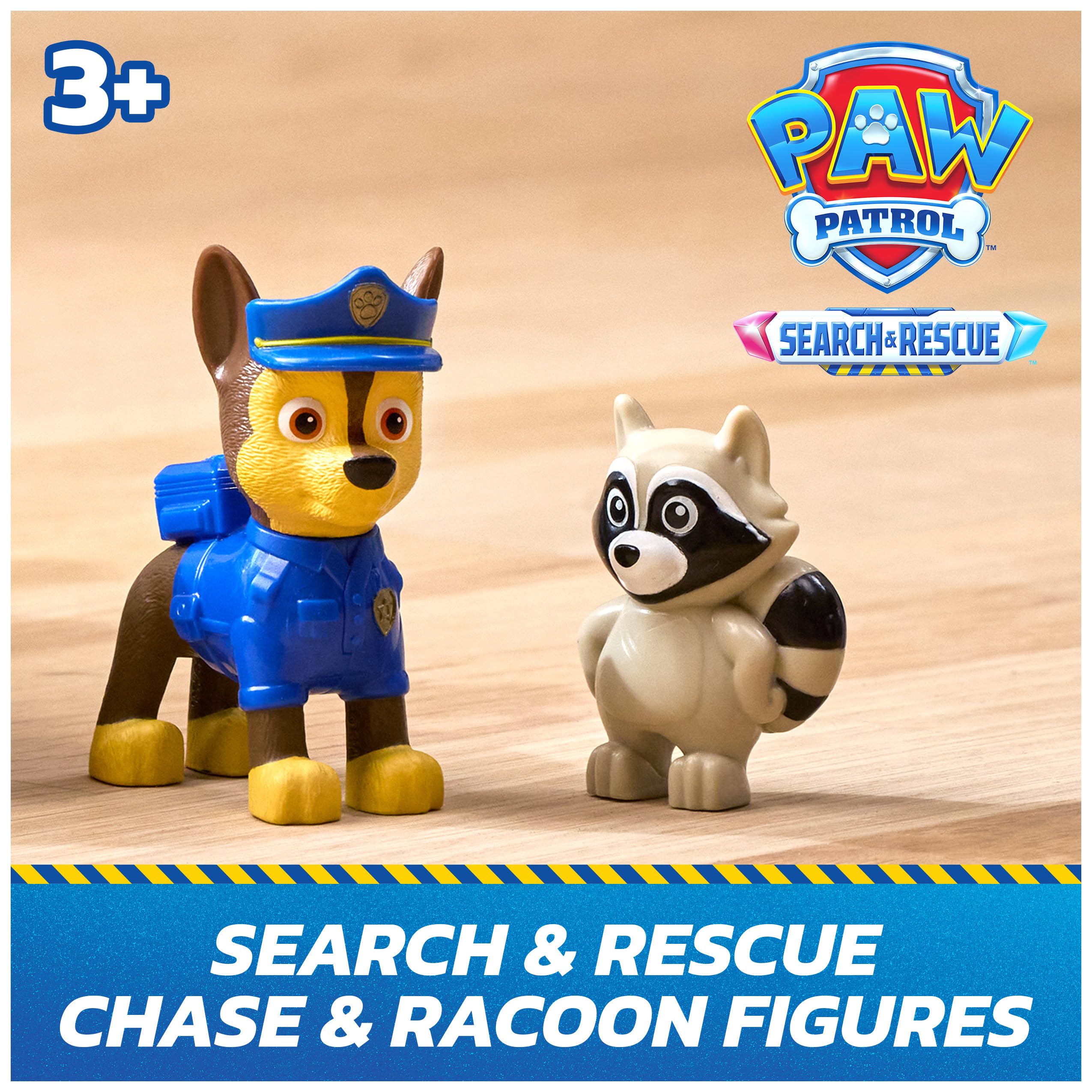 Paw Patrol Search & Rescue Chase Rescue Cruiser Vehicle with 2 Figures | Ages 3-9 3