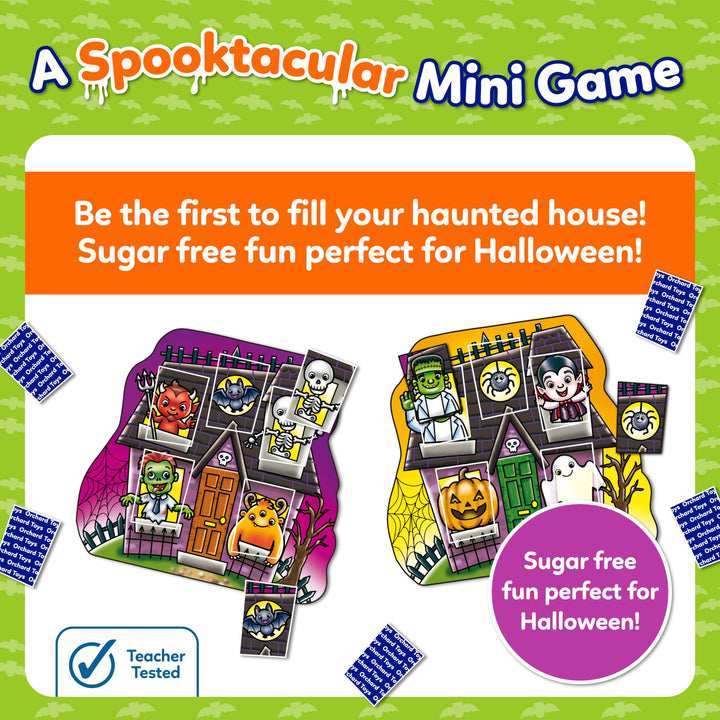 Orchard Toys Haunted House Lotto - Compact Board Game for Kids Ages 3-6