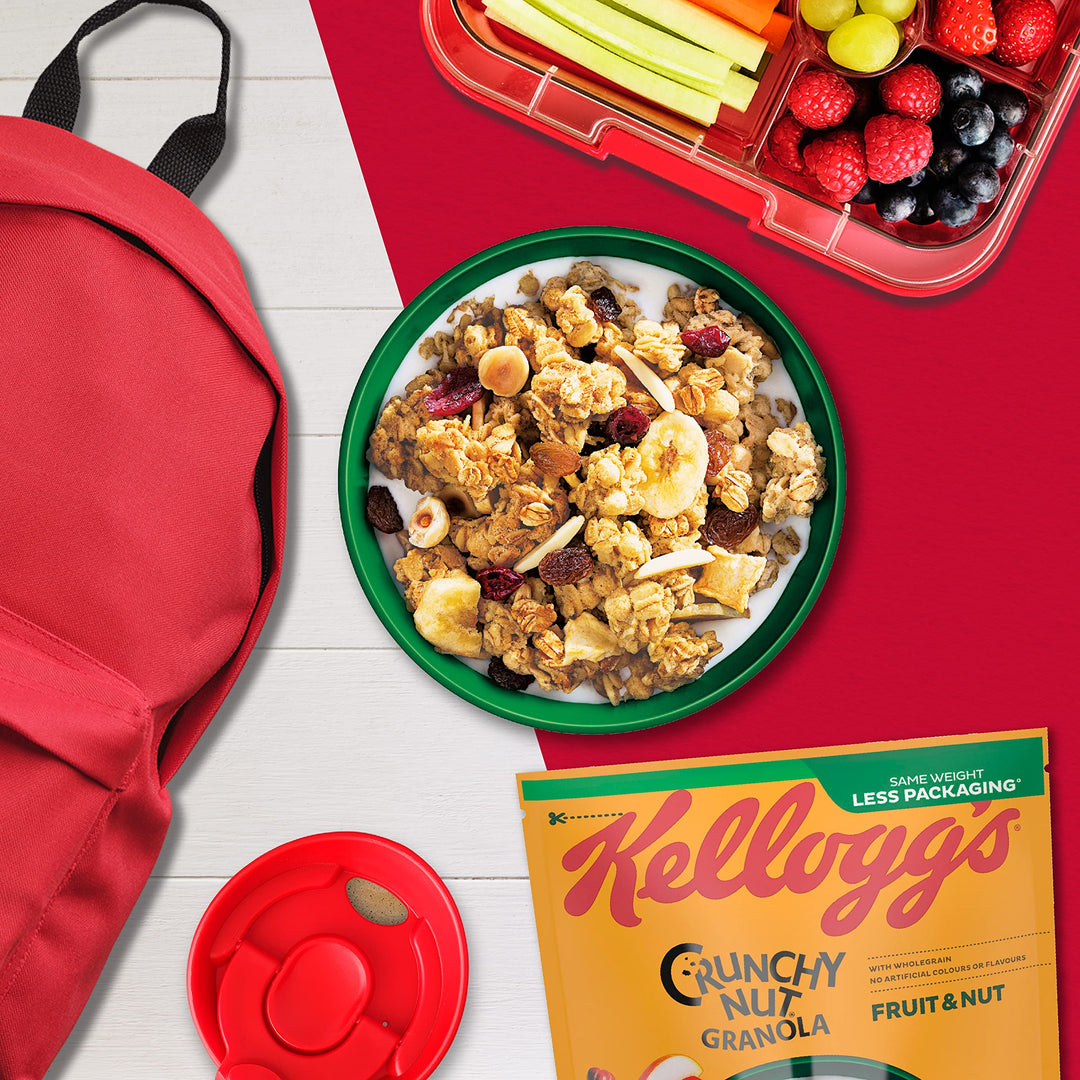 Kellogg's Crunchy Nut Fruit & Nut Granola Bag, 380g