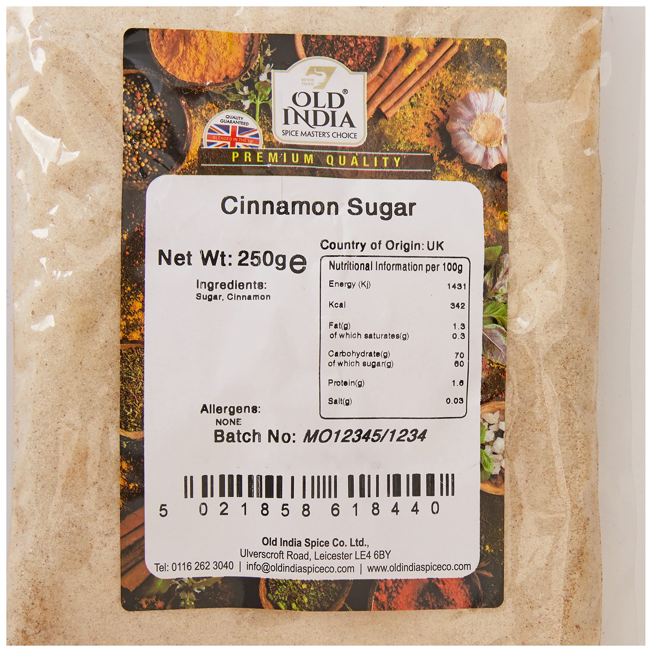 Old India Cinnamon Sugar Powder - 250g | Natural & Additive Free 2