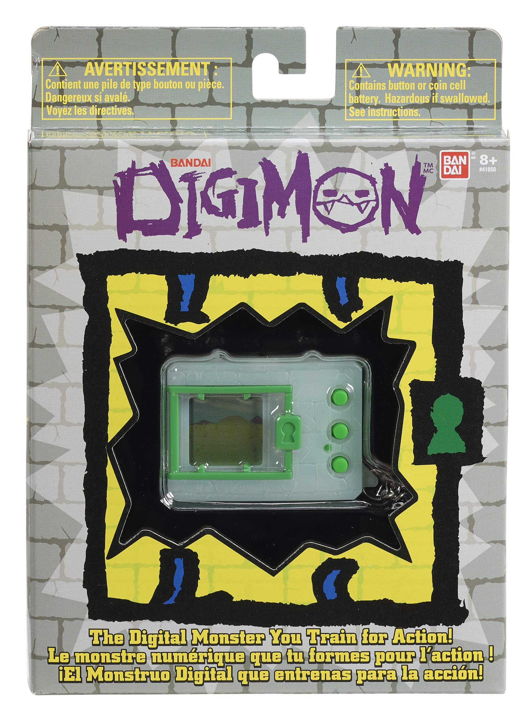 Digimon Electronic Pet - Glow in the Dark Digital Monster | Keychain-Sized | 1 Player 3