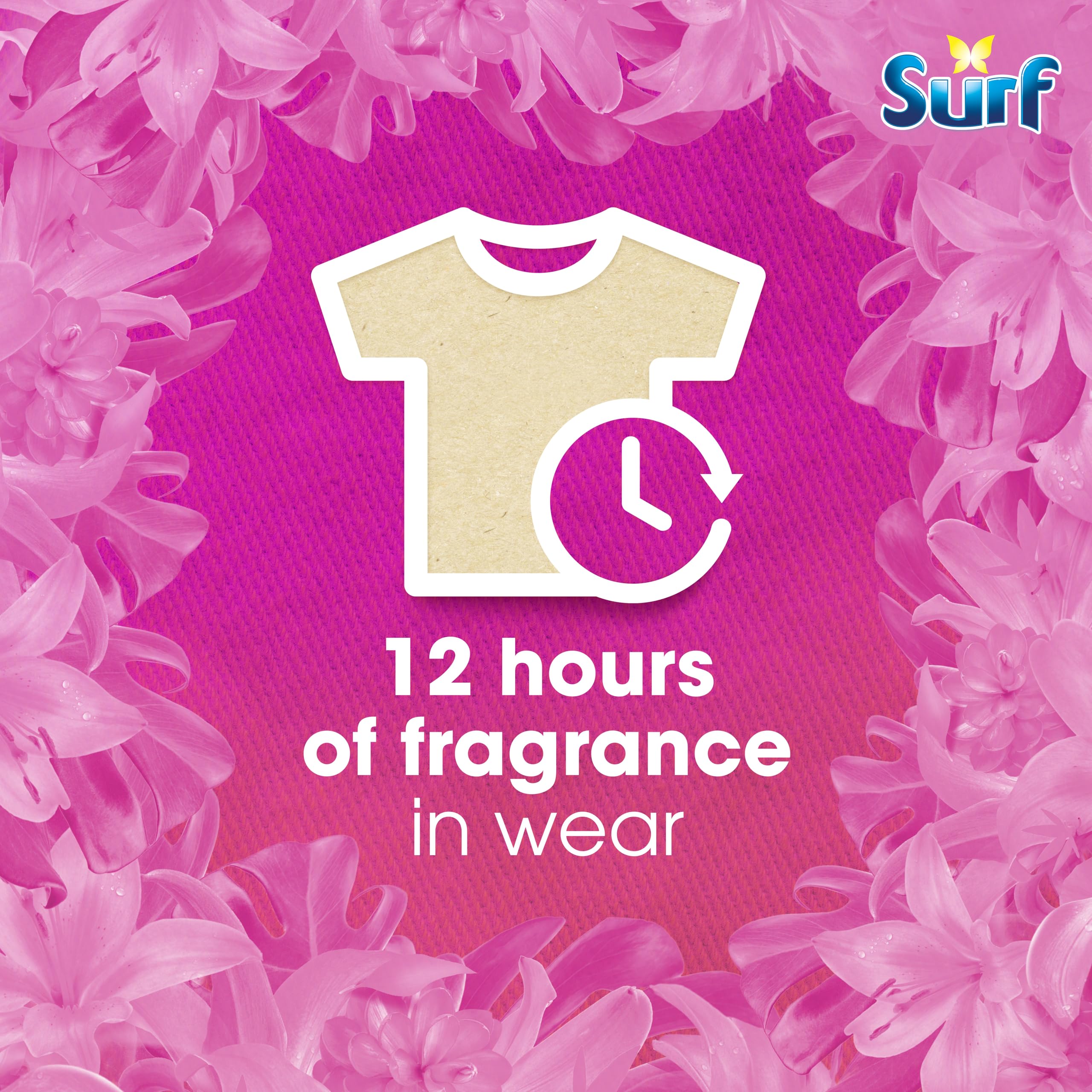 Surf Tropical Lily Laundry Washing Liquid Detergent (648 ml) 10