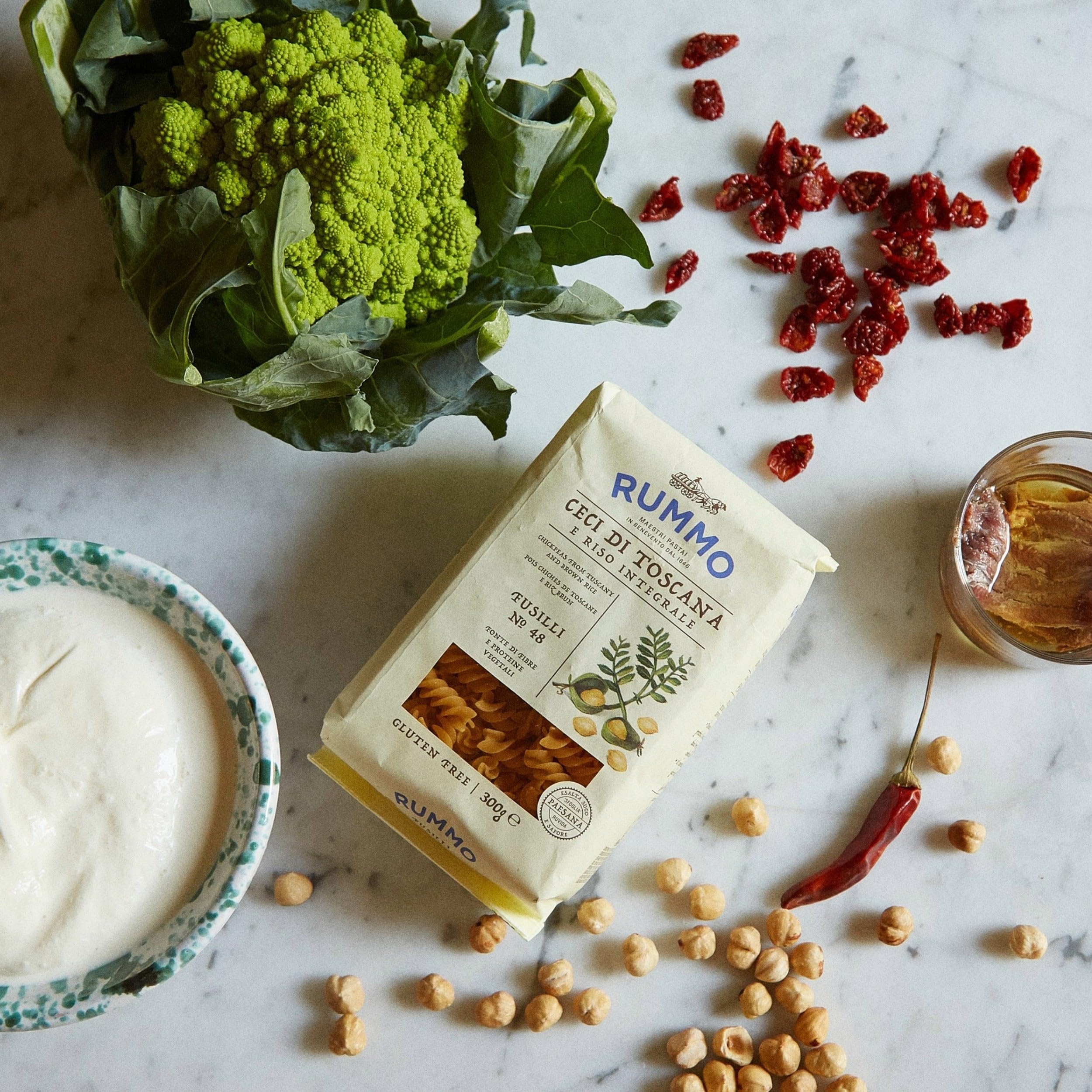 Rummo Kichererbsen-Fusilli Nr. 48 – Glutenfreie italienische Pasta, reich an Proteinen 5