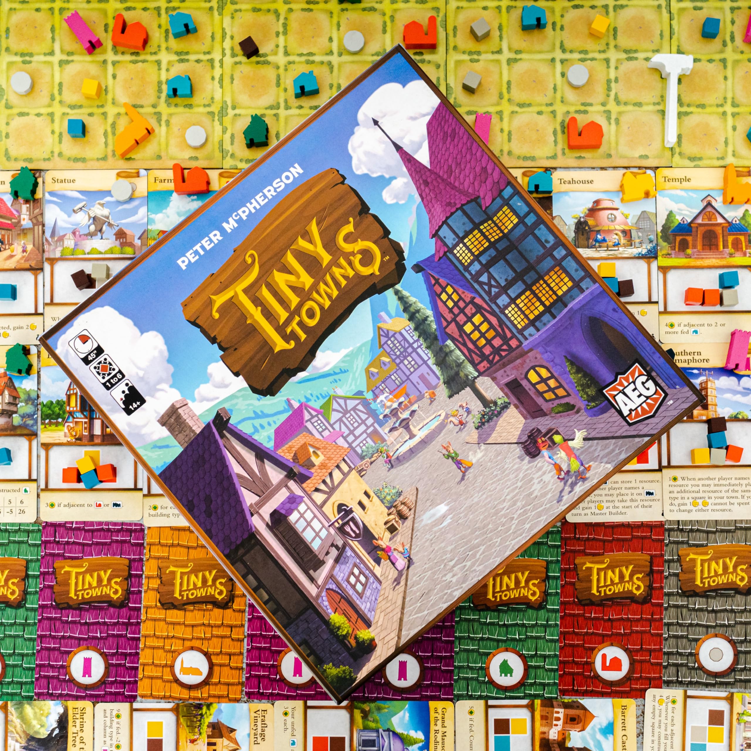 Alderac Entertainment Group Tiny Towns Brettspiel 7