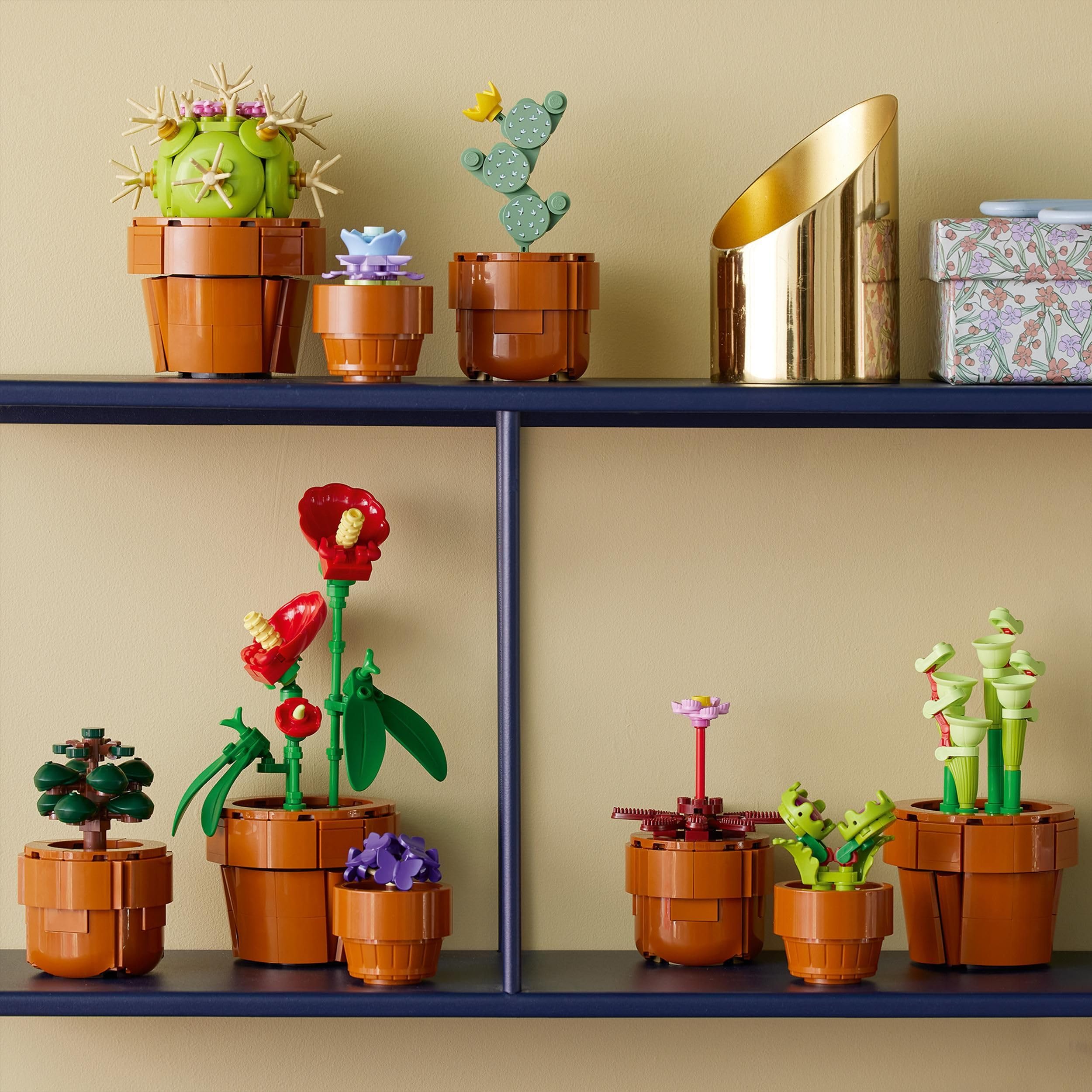 LEGO Botanicals Tiny Plants Set 10329 - 9 Artificial Potted Plants for Adults | Botanical Collection 3