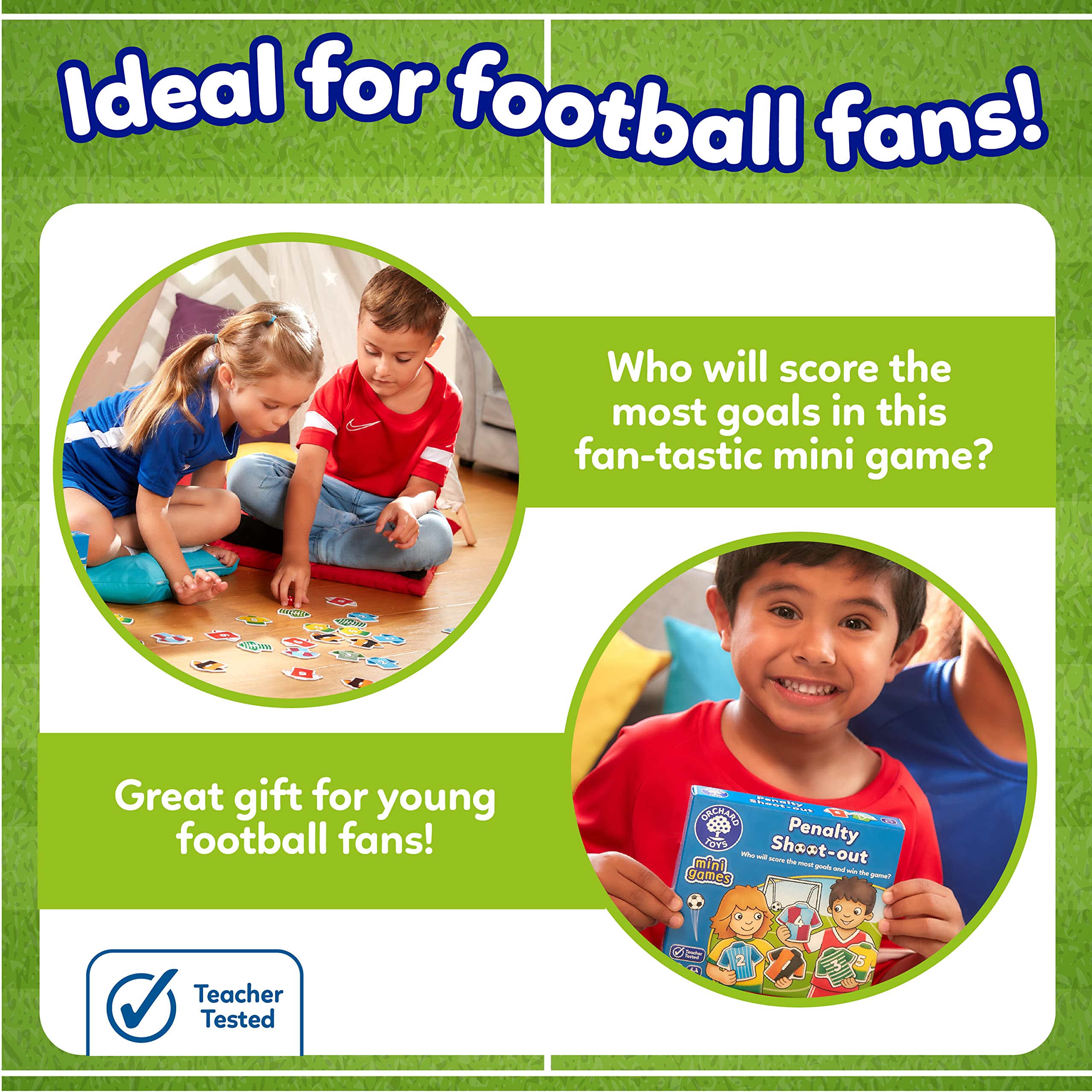 Orchard Toys Penalty Shoot-Out Mini Football Game for Kids 3