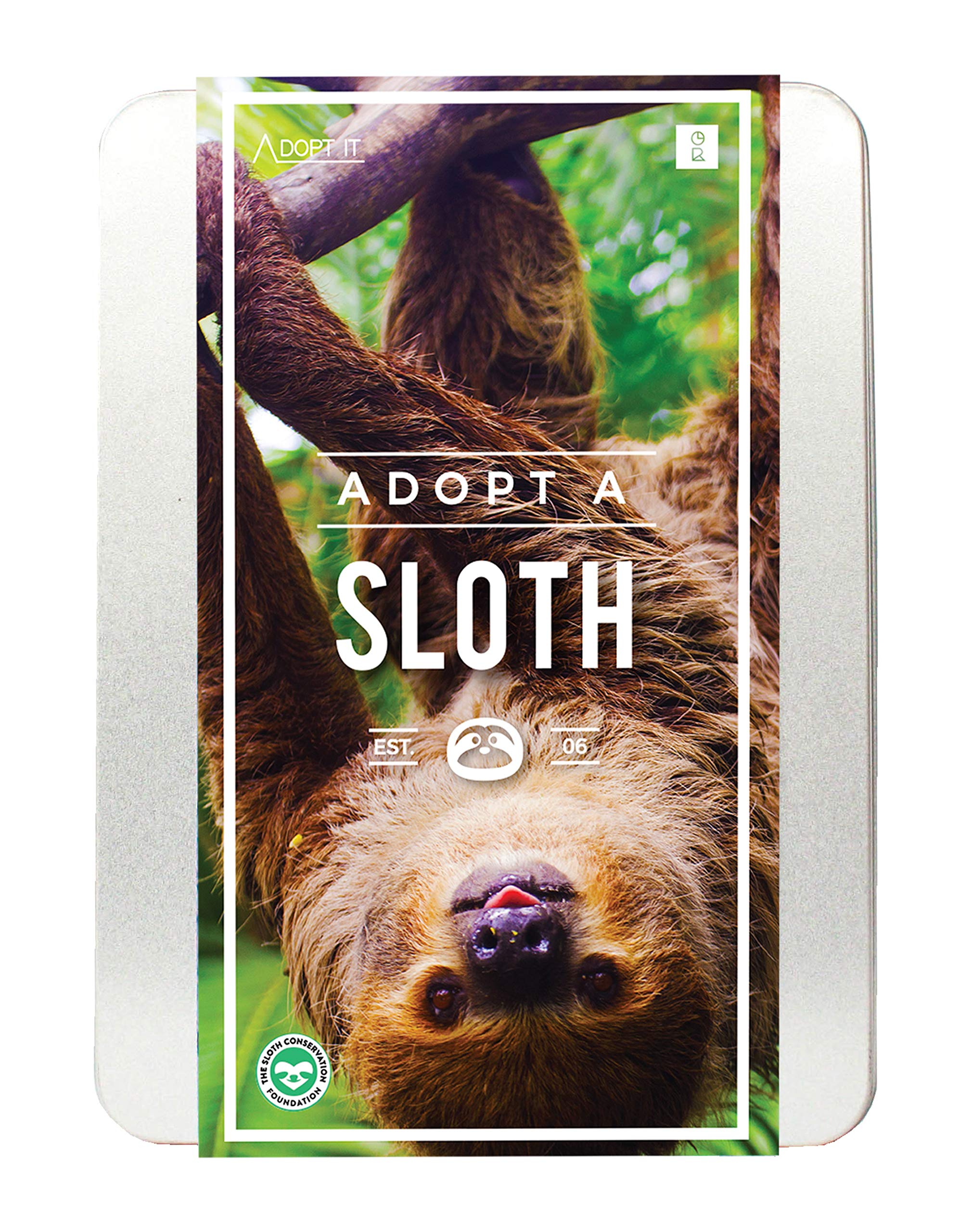 Gift Republic Adopt a Sloth Gift Box | 12-Month Adoption | Includes Poster & Certificate 1