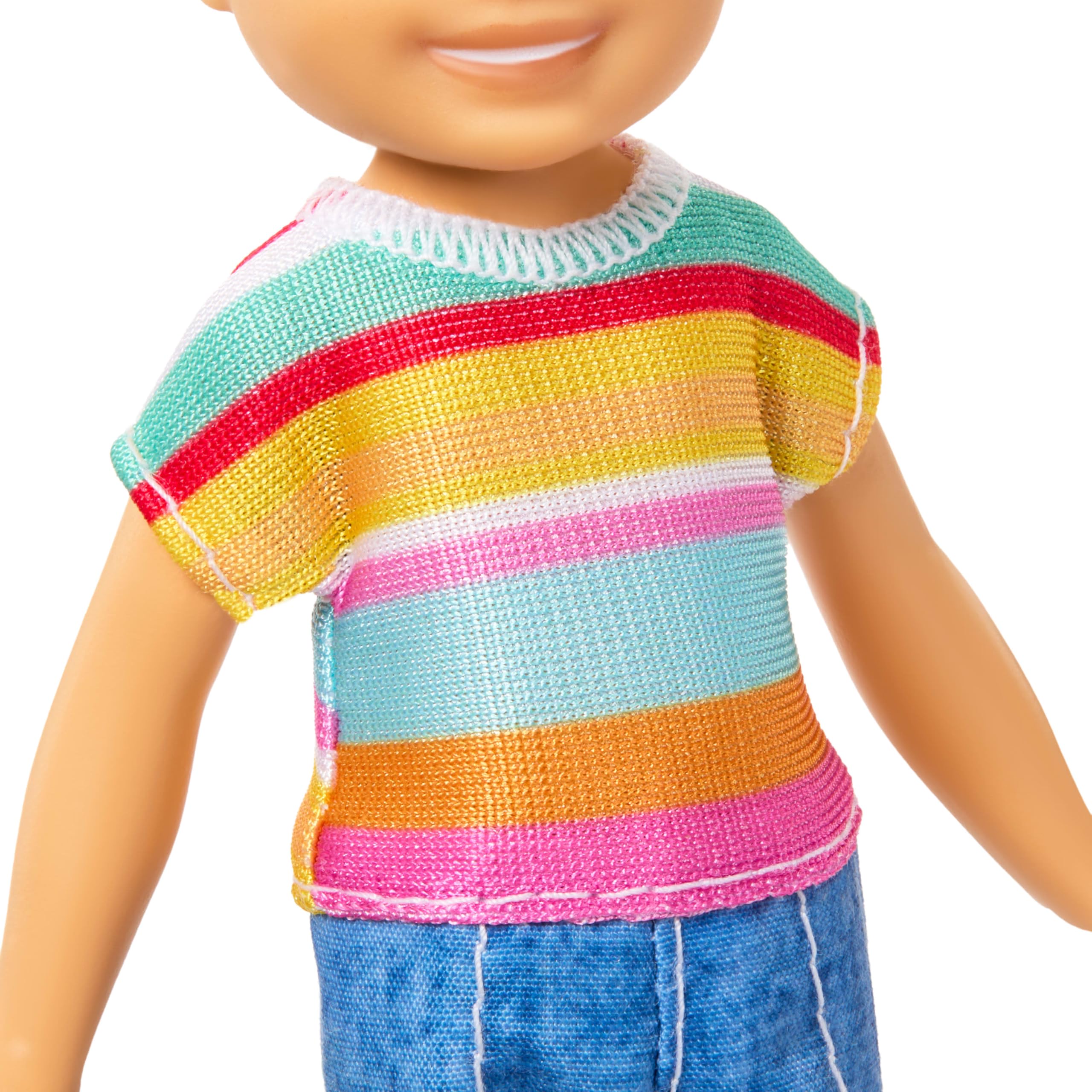 Barbie Club Chelsea Koji 6-Inch Boy Doll with Brunette Hair & Colorful Outfit - Ages 3+ 6