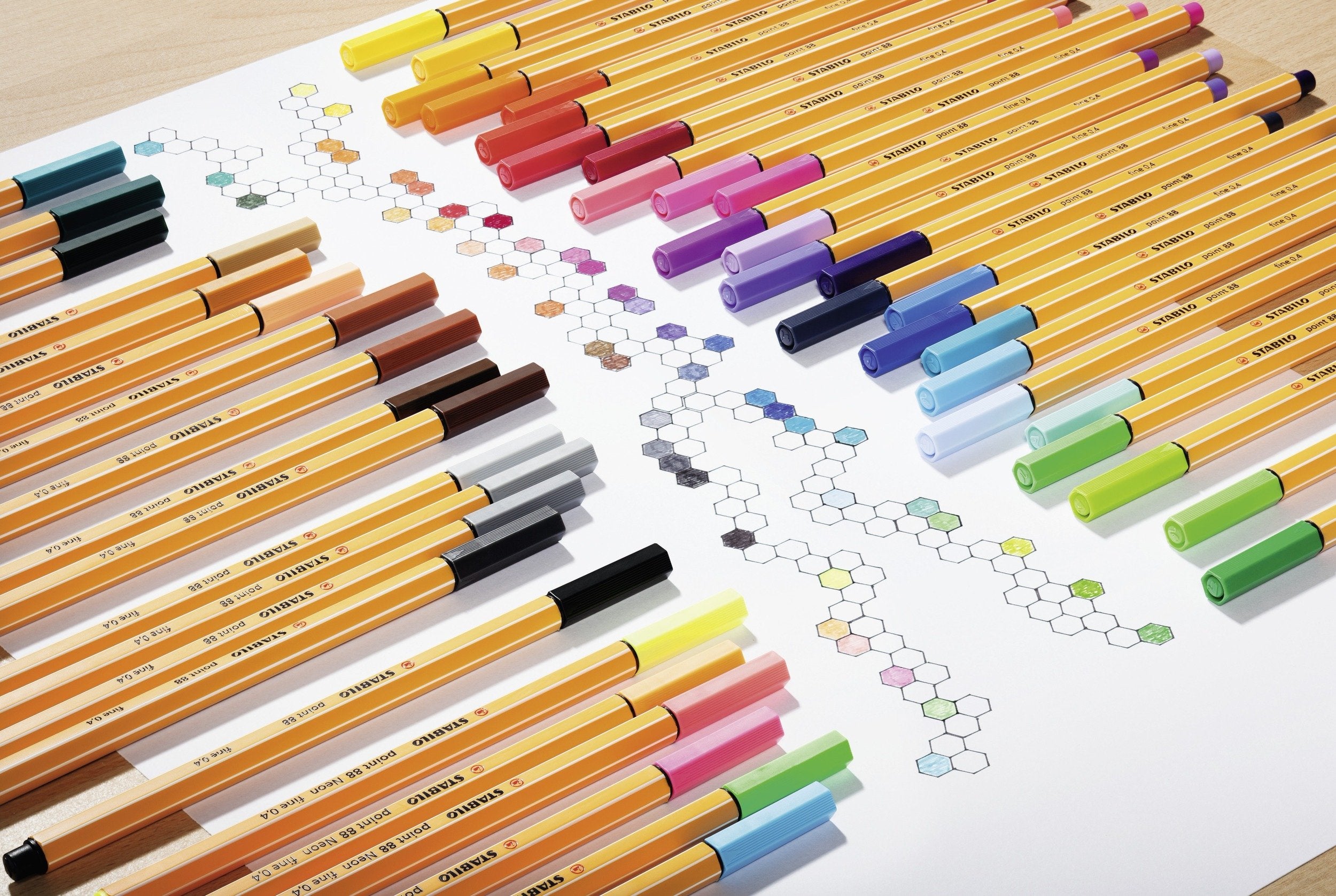 STABILO point 88 Fineliner - 0.4mm Line Width, Black Ink | Pack of 3 6