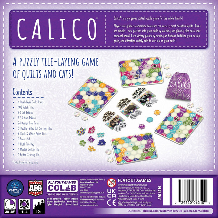 Alderac Entertainment Group Calico Board Game