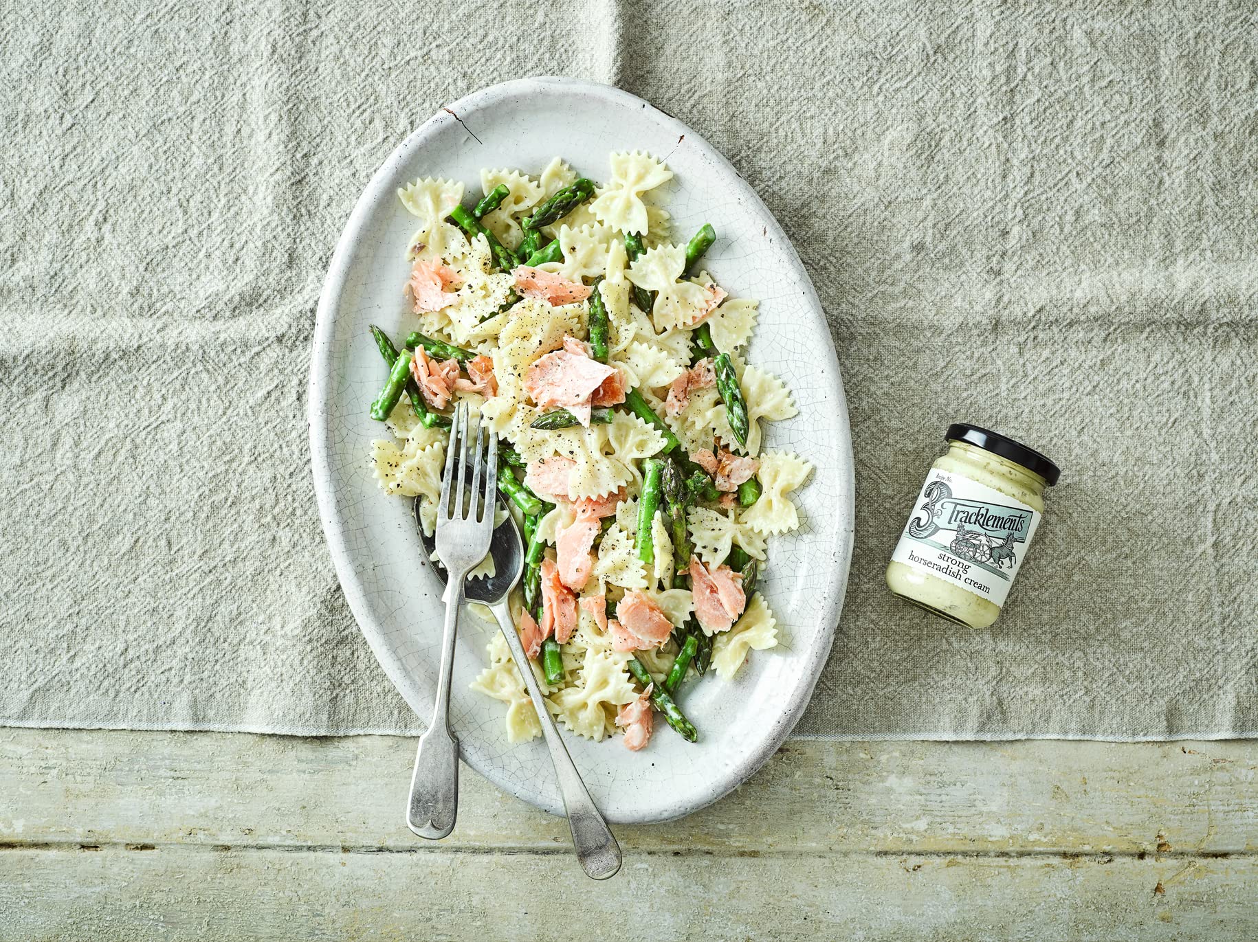 Tracklements Strong Horseradish Cream - Vegetarian, Gluten Free | 140g Jar (Pack of 2) 5