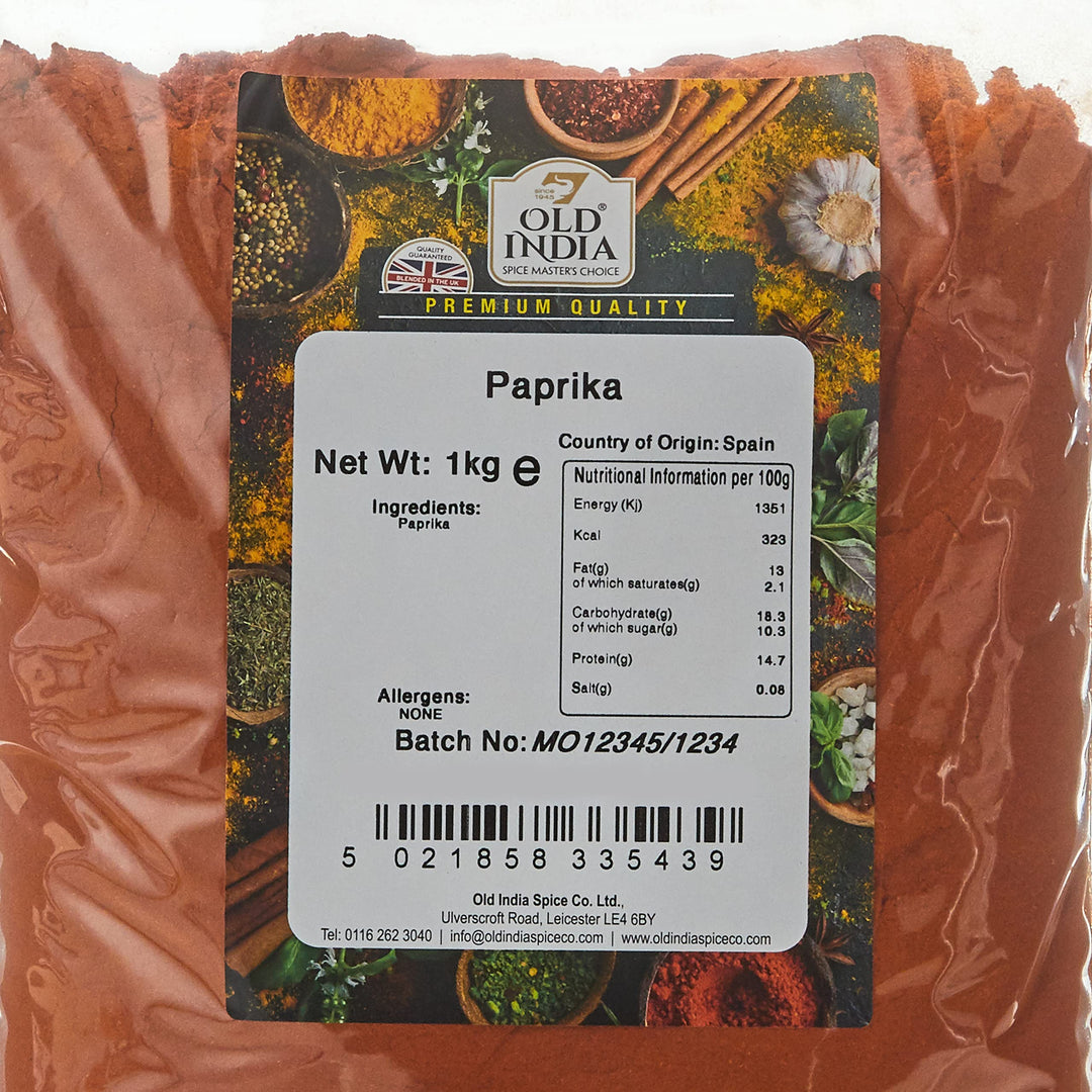 Old India Paprika 1 Kg - Natural Spices & Seasonings