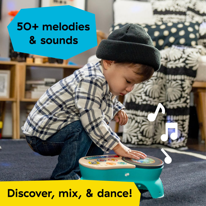 Baby Einstein + Hape DJ Discovery Musical Toy Turntable - Magic Touch for Ages 6 Months and Up