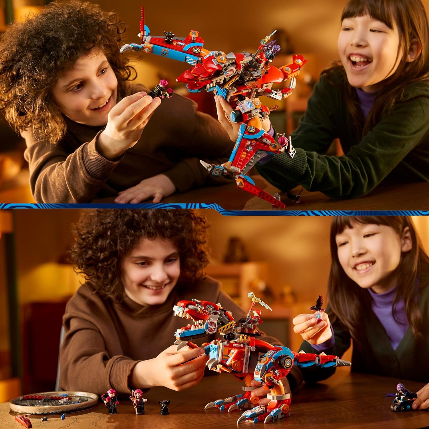 LEGO DREAMZzz Cooper’s Robot Dinosaur C-Rex - Rebuildable T. rex & Pterodactyl Building Set for Ages 9+ 6