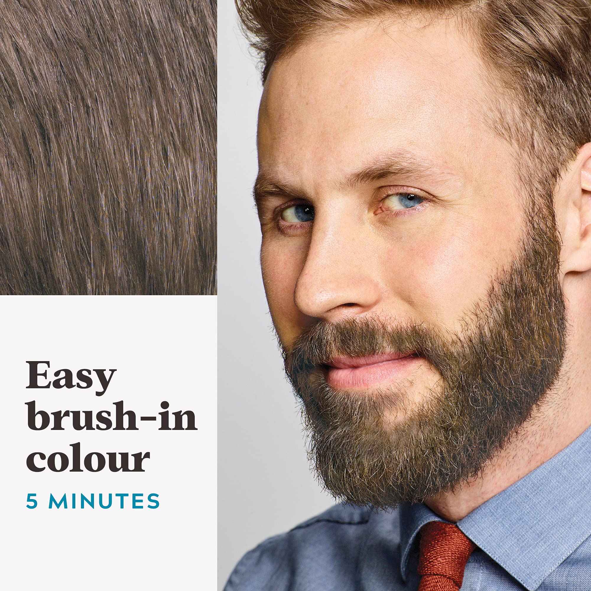 Just For Men Moustache & Beard Dye - Light-Medium Brown (M30), 70g 6