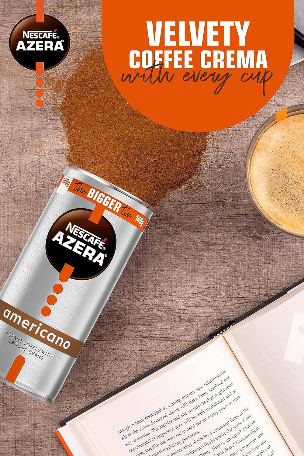 NESCAFÉ Azera Americano Instant Coffee 140g (Pack of 6) 7