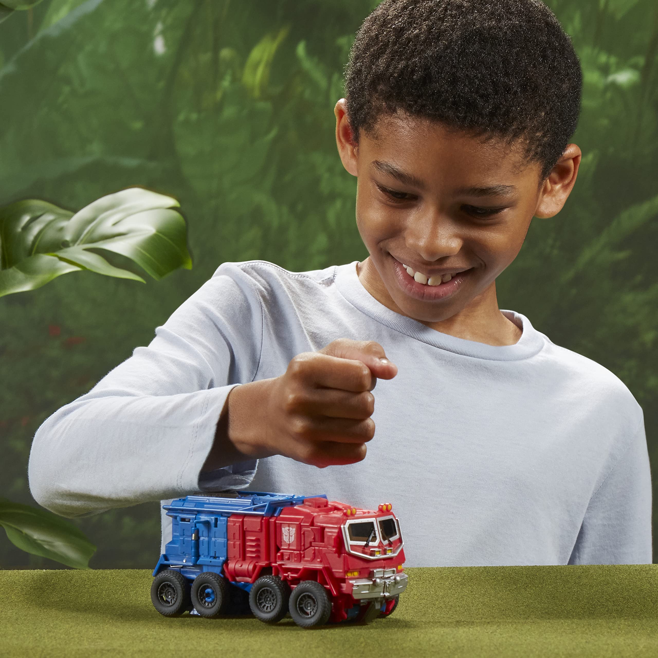 Transformers Rise of the Beasts Smash Changers Optimus Prime Action Figure - 3-Step Smash Conversion, 22.5 cm, Ages 6+ 4