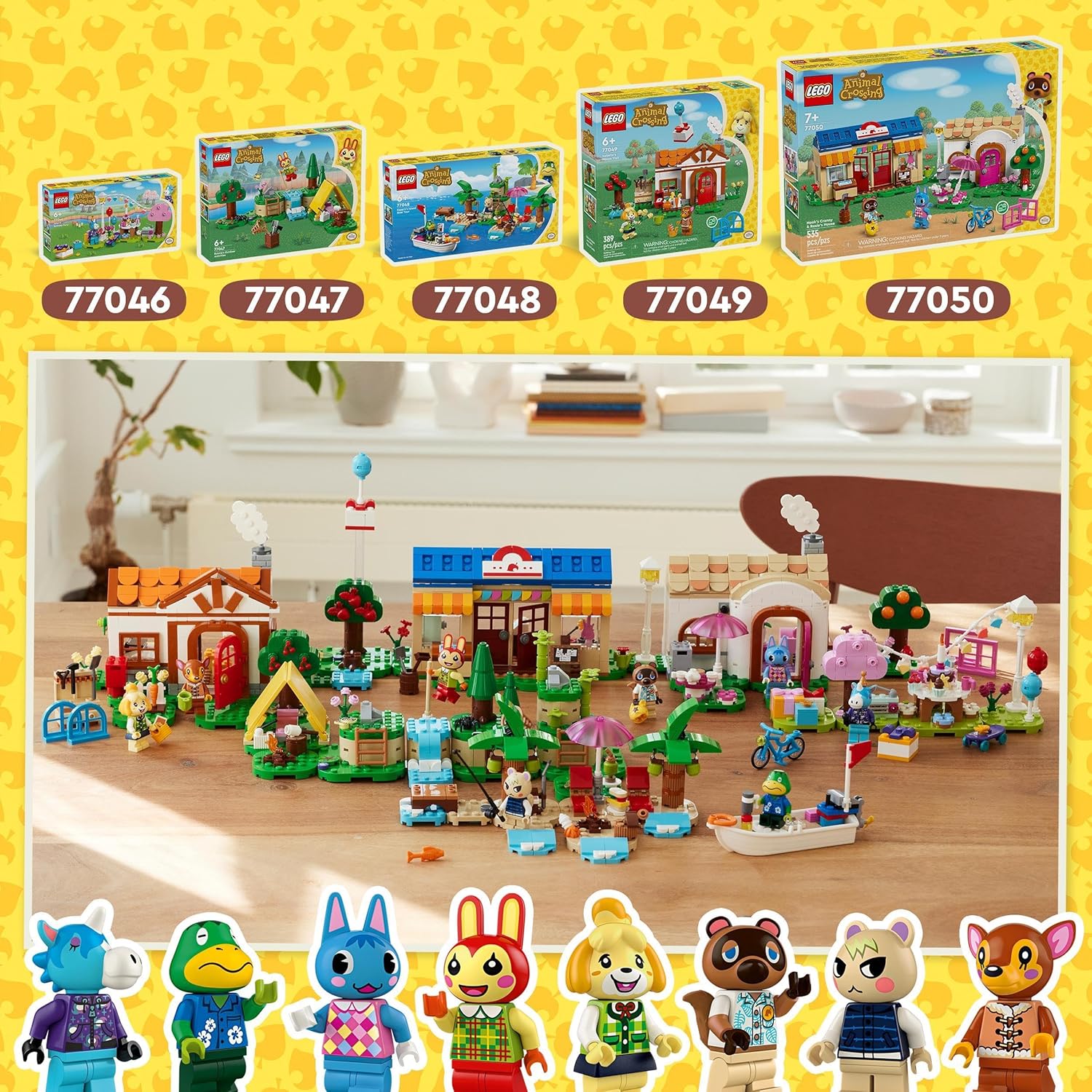 LEGO Animal Crossing Julian’s Birthday Party Building Set 77046 - 170-Piece Toy for Kids 6+ 8